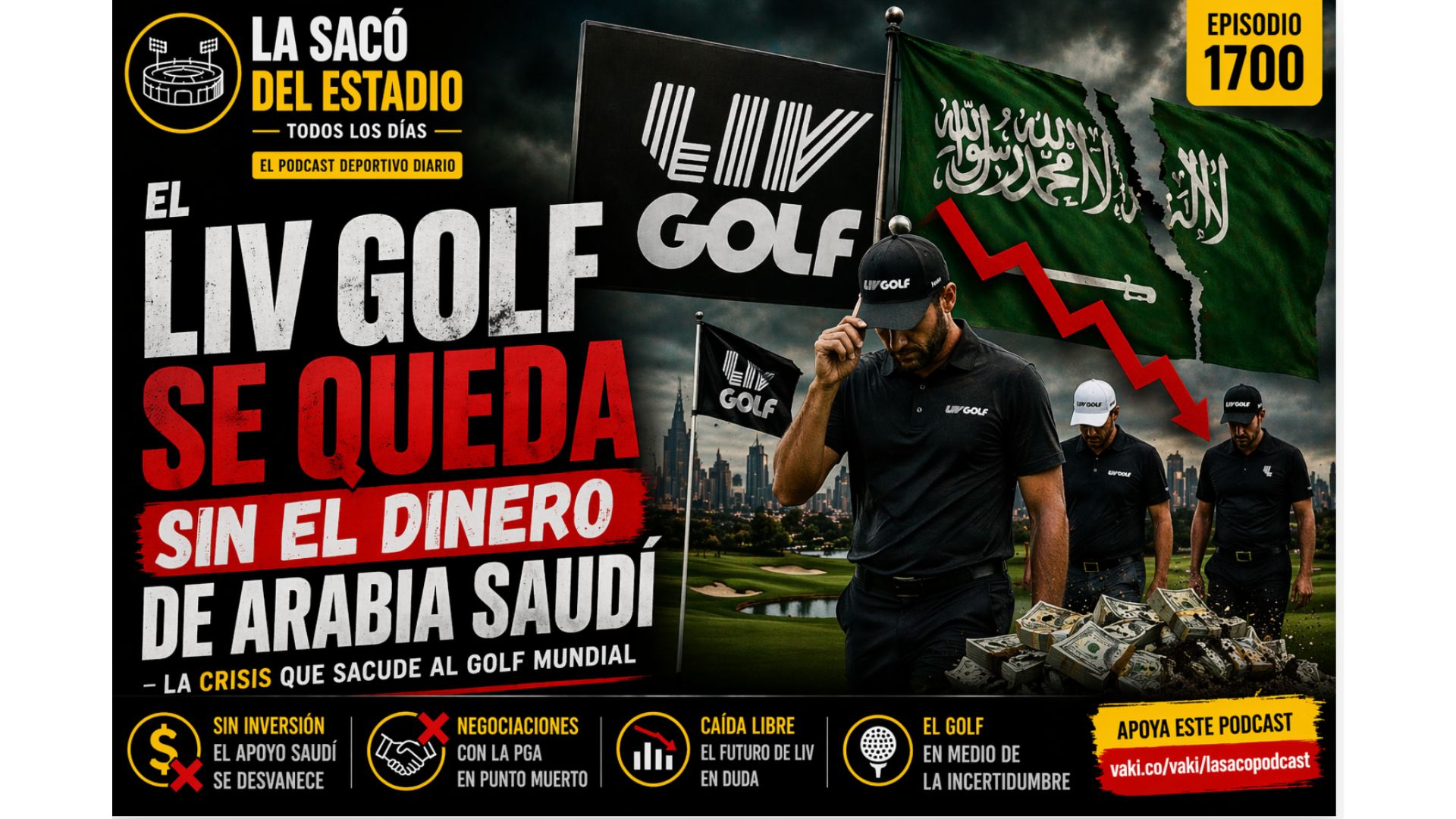 El LIV Golf  se queda sin el dinero 💴 de Arabia Saudi⛳️ episode artwork