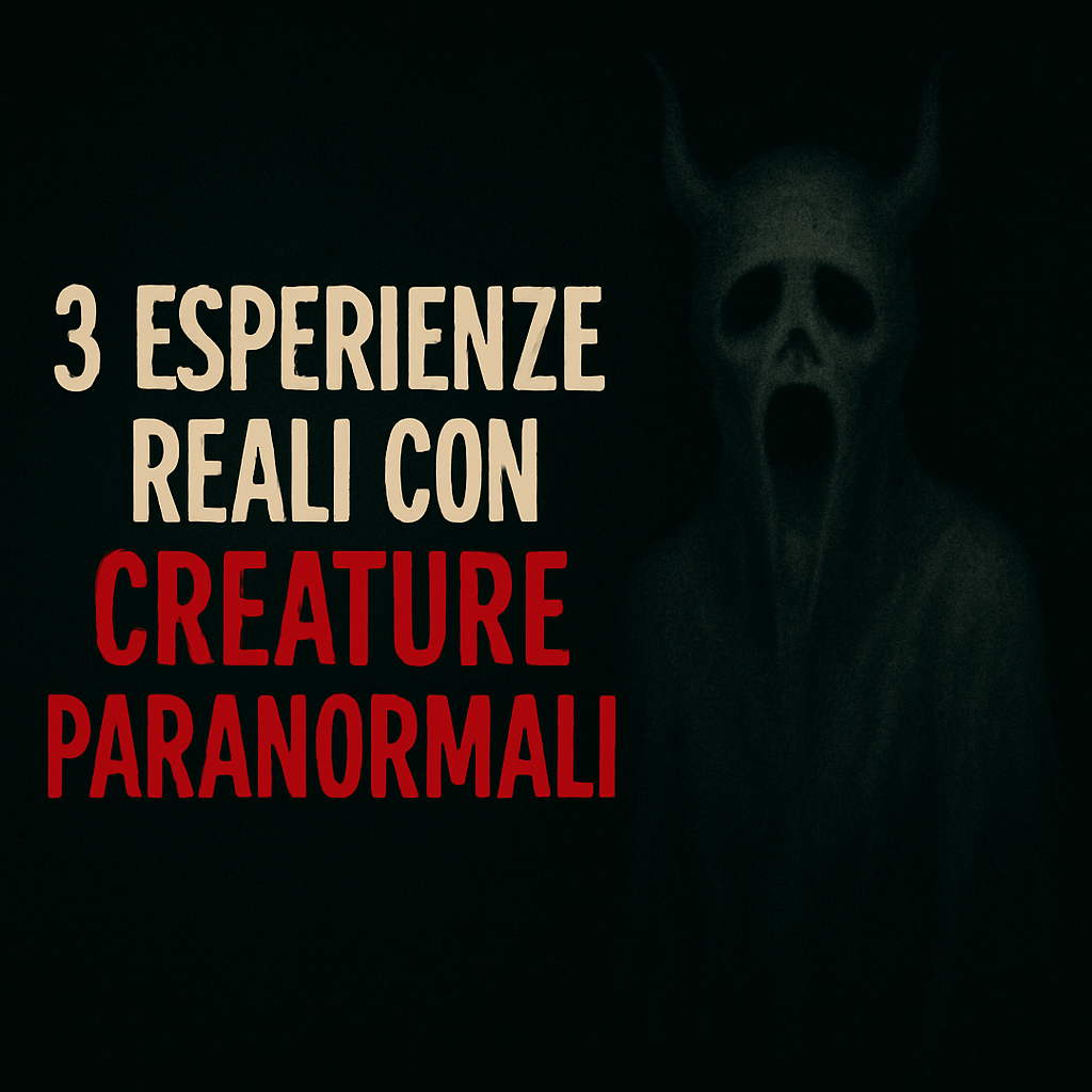 3 esperienze REALI con creature paranormali