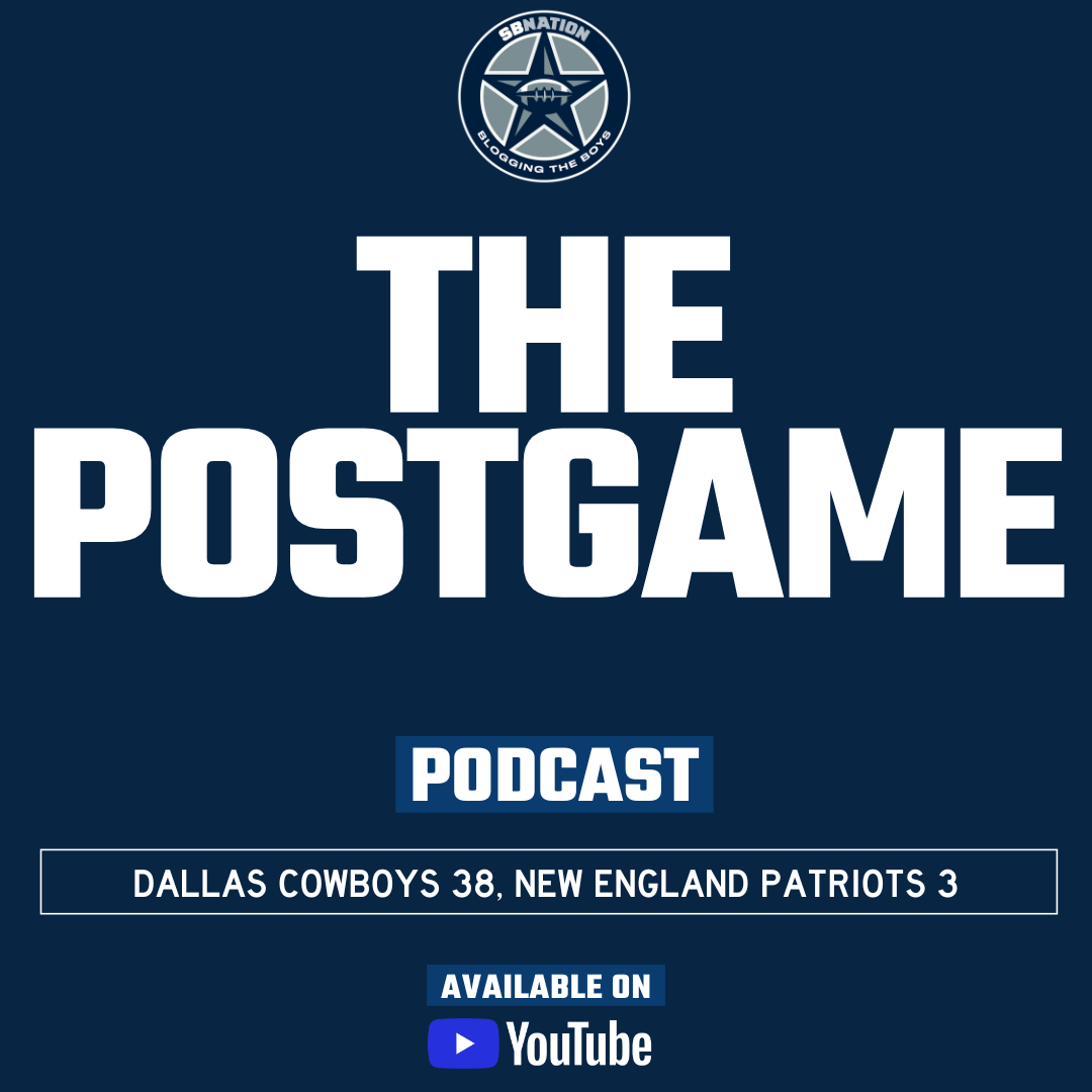 The Postgame: Dallas Cowboys 38, New England Patriots 3 episode artwork