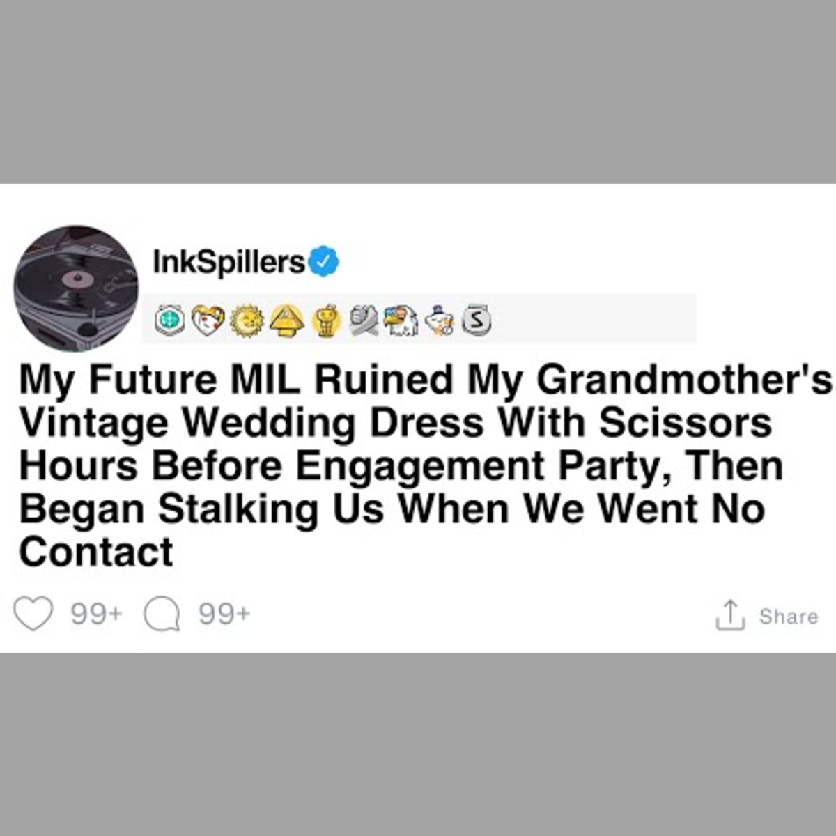 Future MIL Destroys Vintage Wedding Dress Before Engagement