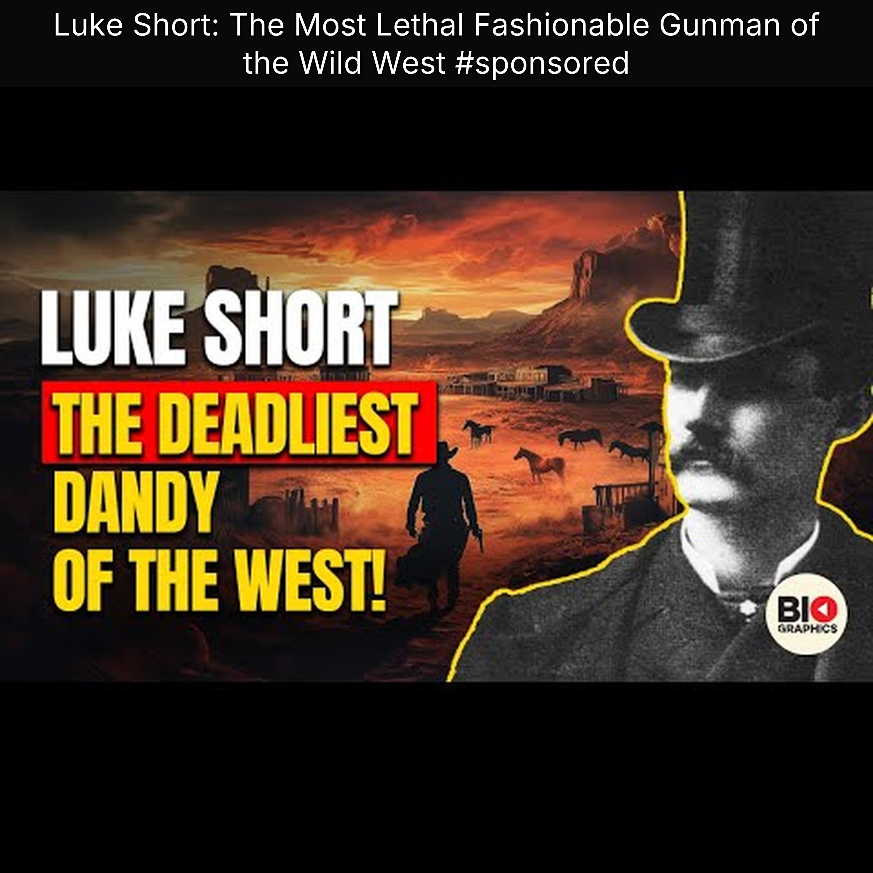Luke Short: The Most Lethal Fashionable Gunman of the Wild West #sponsored