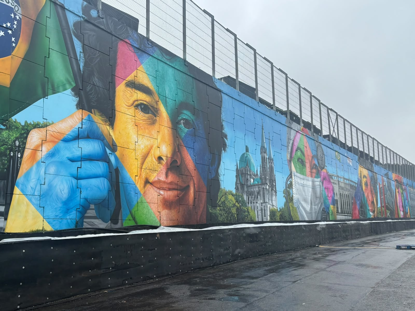 Kobra inaugura mural gigante no Autódromo de Interlagos em homenagem a Ayrton Senna; veja episode artwork