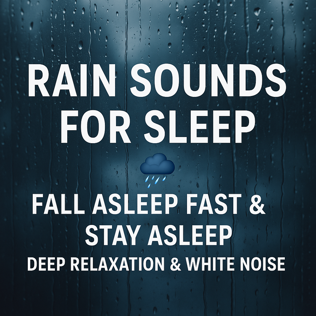 Rain Sounds for Sleep 🌧️ Fall Asleep Fast & Stay Asleep | Deep Relaxation & White Noise