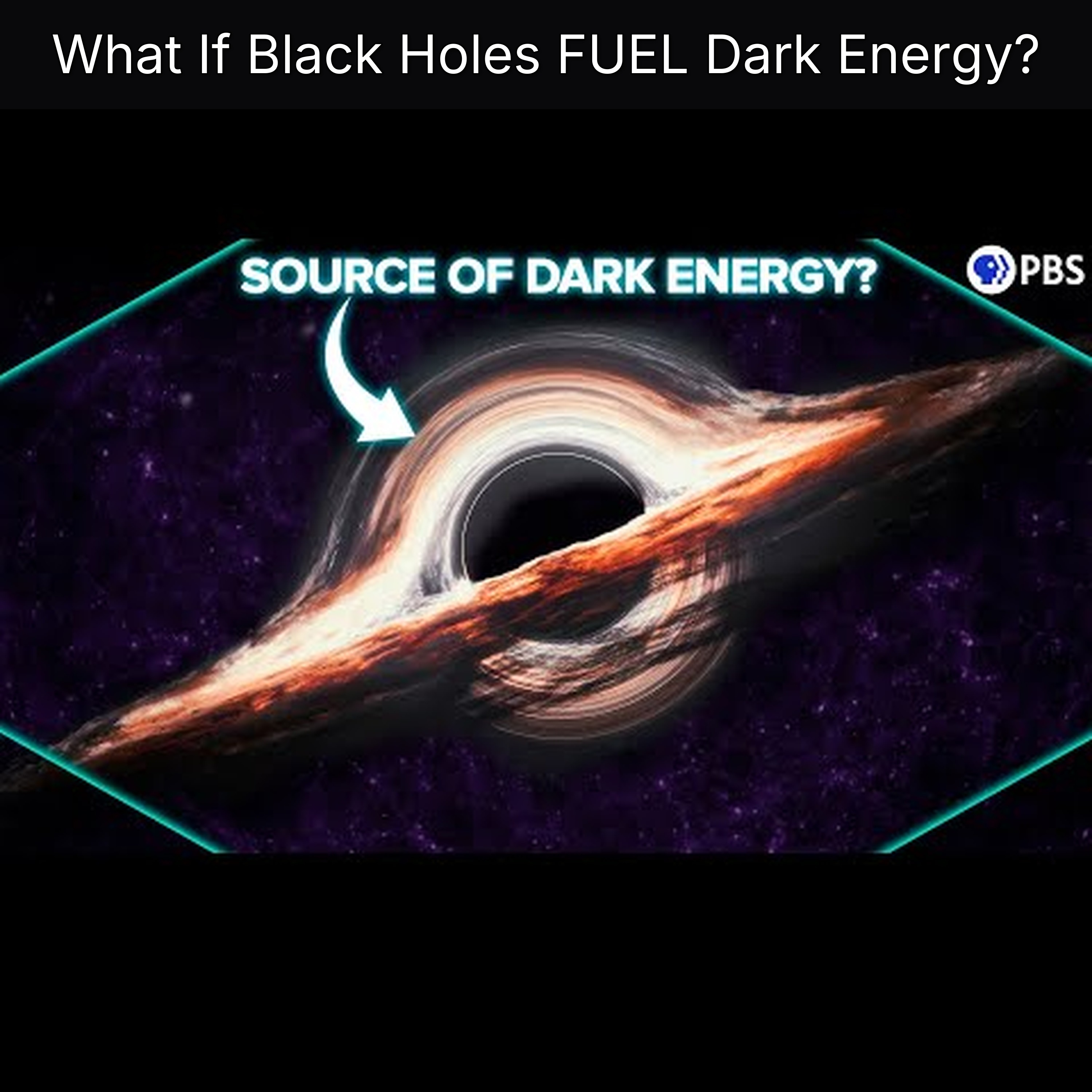 What If Black Holes FUEL Dark Energy?