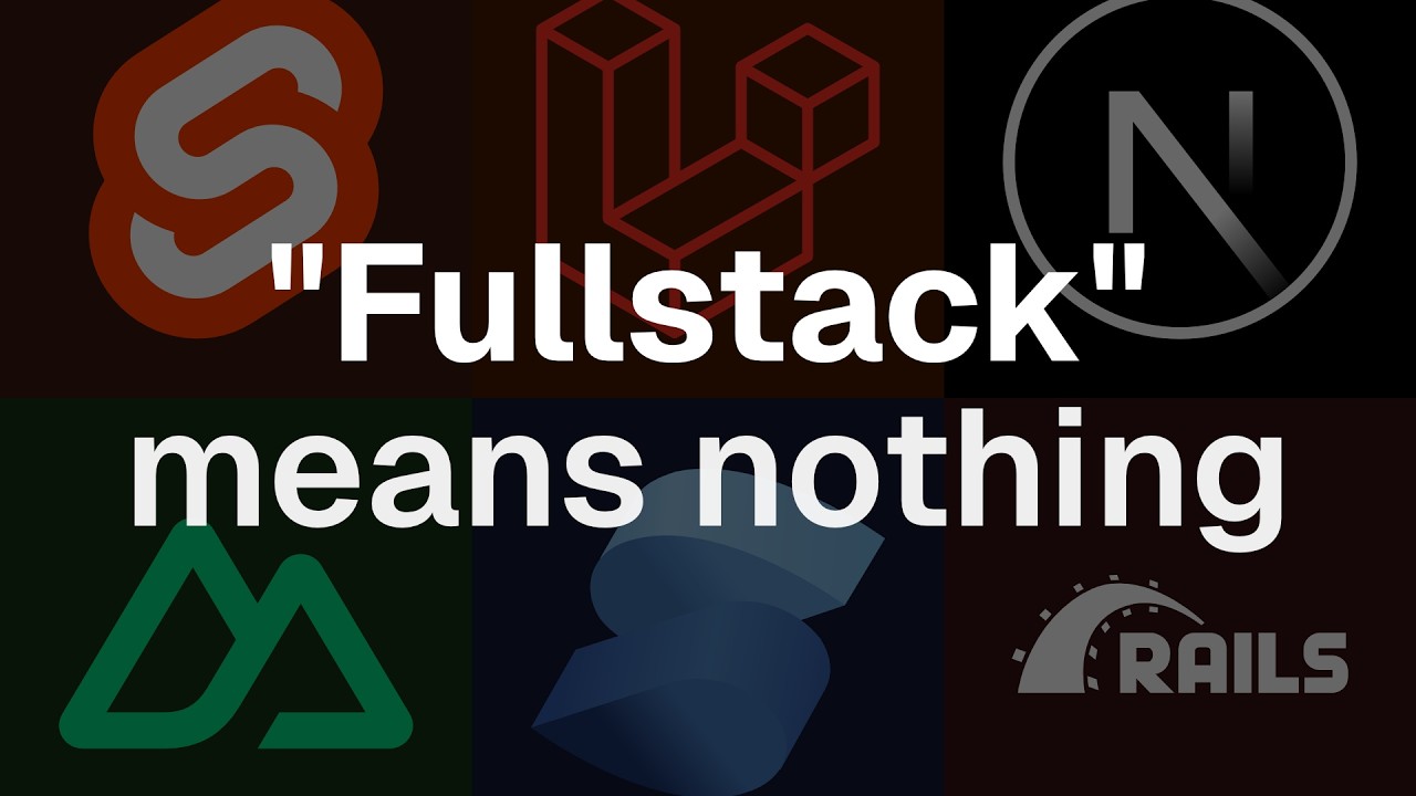 Is full stack even real anymore? | Theo - t3․gg