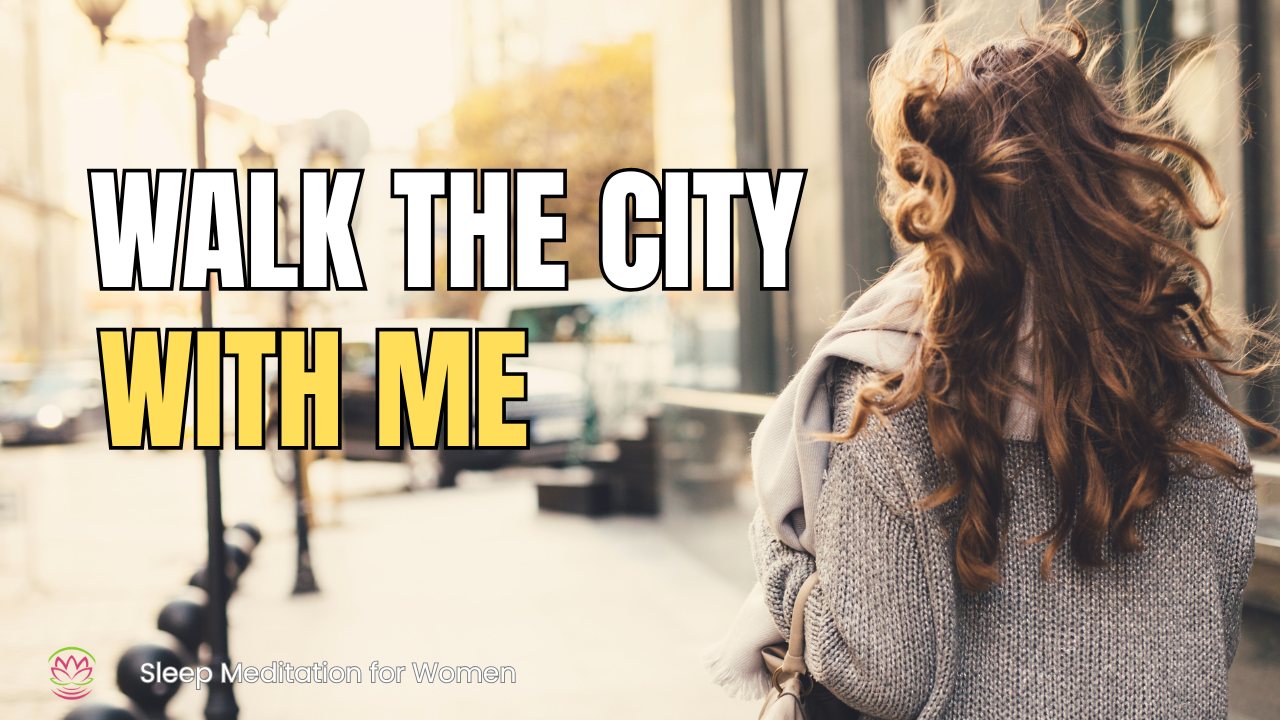 Sleep Meditation 🌃 A Peaceful Night Walk Through the City