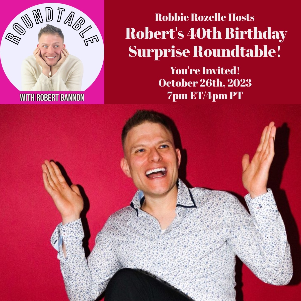 Robert's Surprise 40th with Robbie Rozelle, Michael Orland, Antwayn Hopper, Tanara Mallory & More!