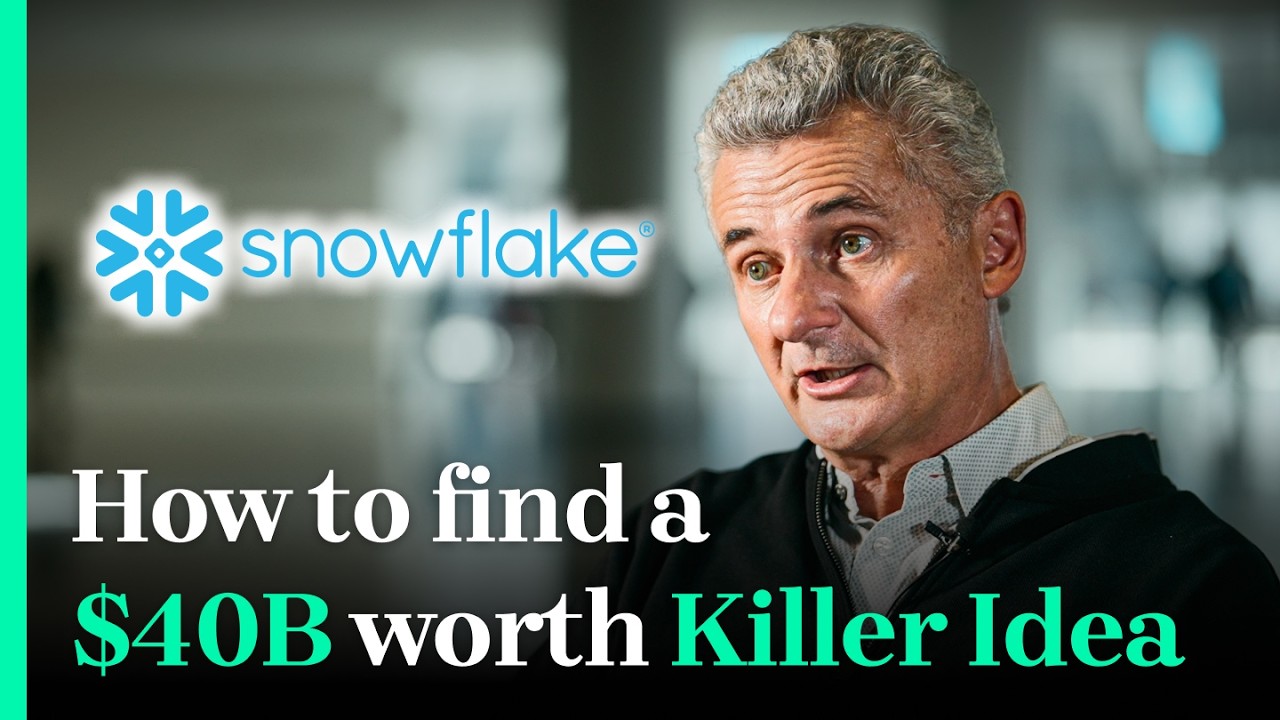 How to find a Killer Idea worth $40B | Co-founder of Snowflake, Benoit Dageville | EO episode artwork