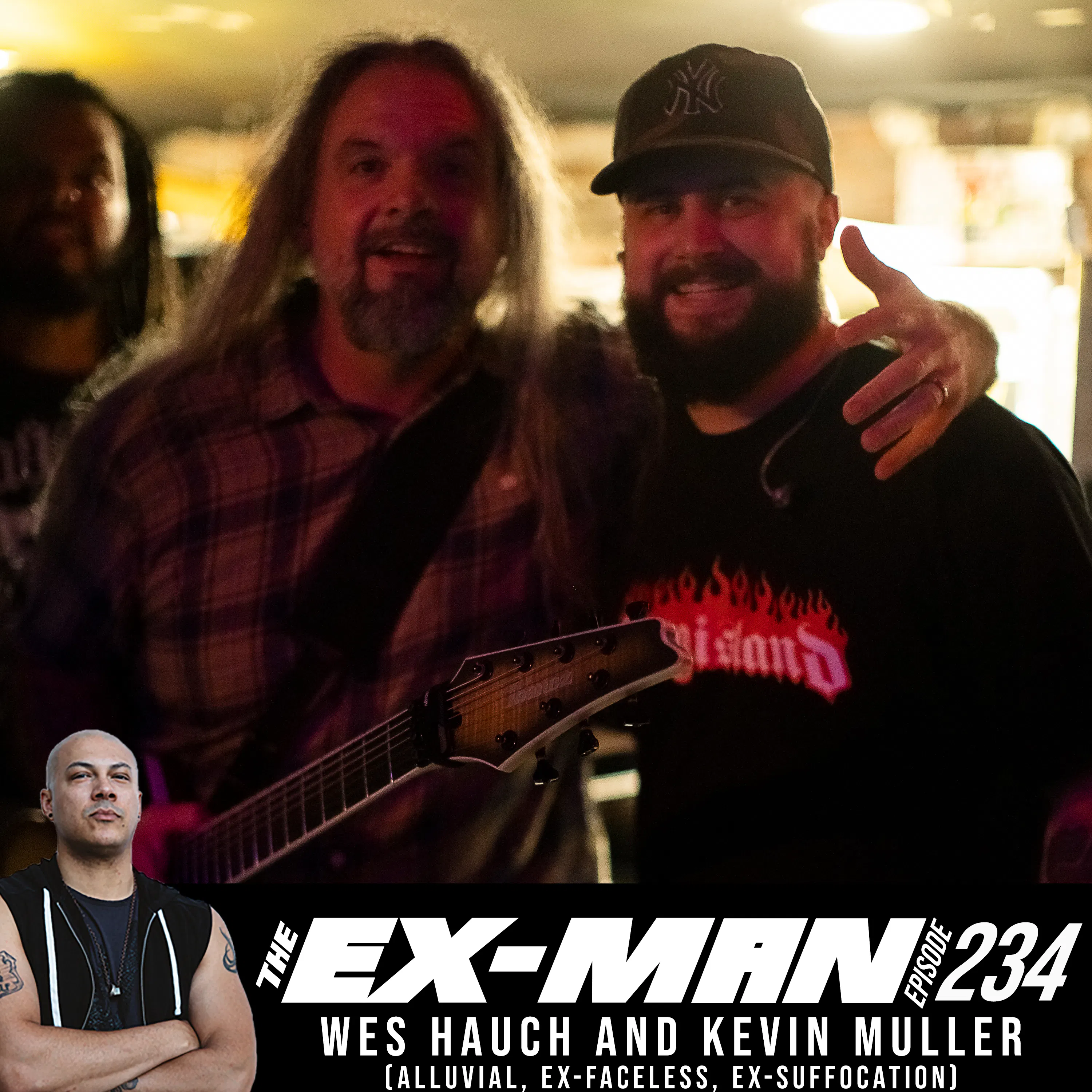 Wes Hauch (Alluvial, ex-Faceless) and Kevin Muller (Alluvial,ex-Suffocation) episode artwork