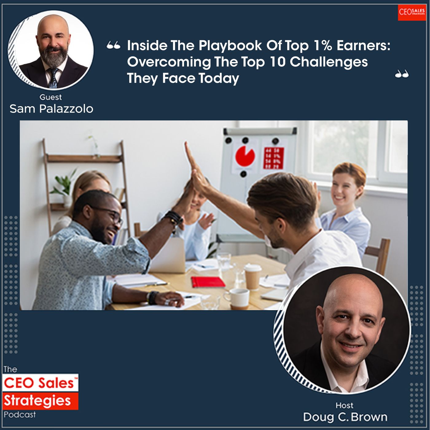 Inside The Playbook Of Top 1% Earners: Overcoming The Top 10 Challenges They Face Today With Sam Palazzolo [Episode 128] episode artwork