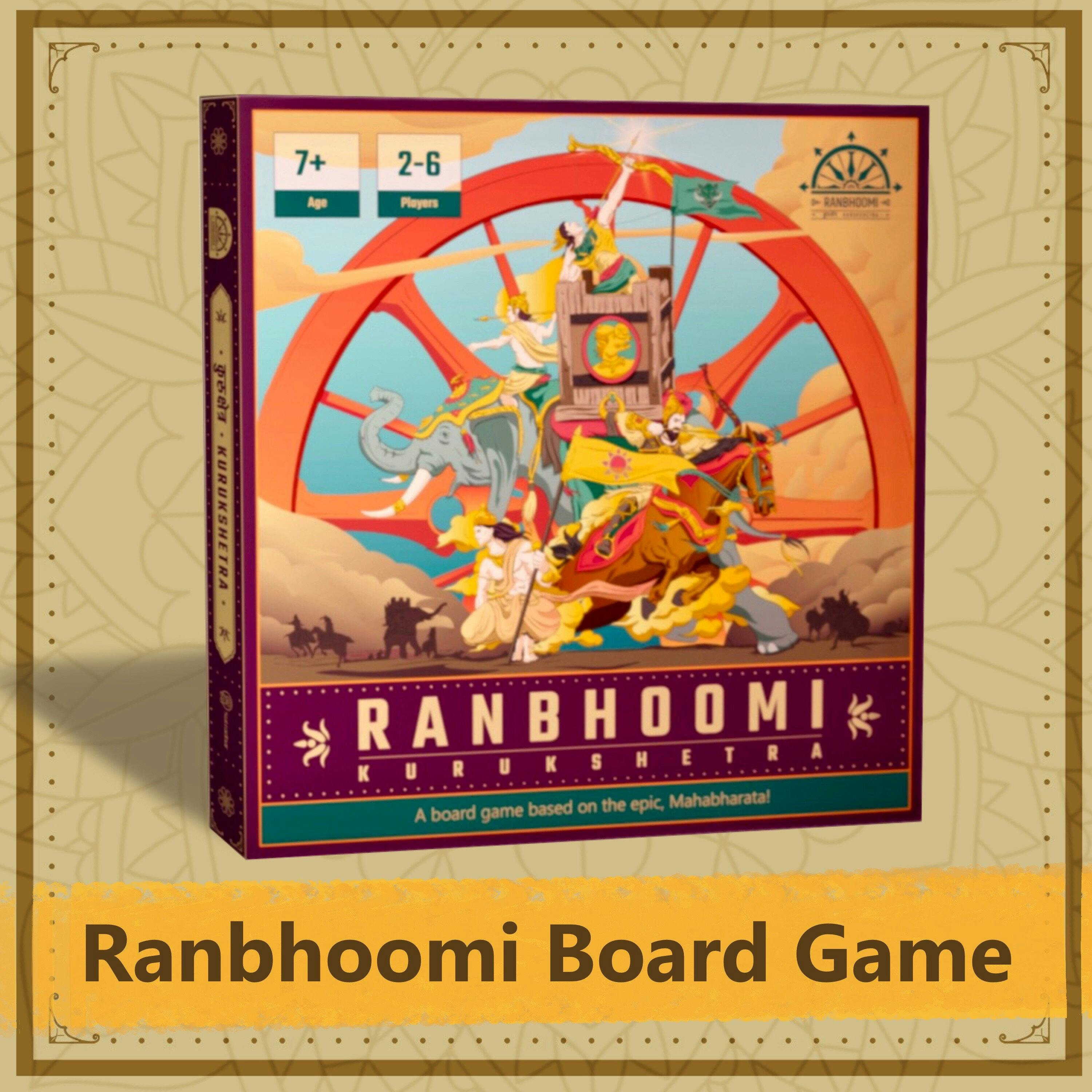 All about Ranbhoomi - Kurukshetra Boardgame