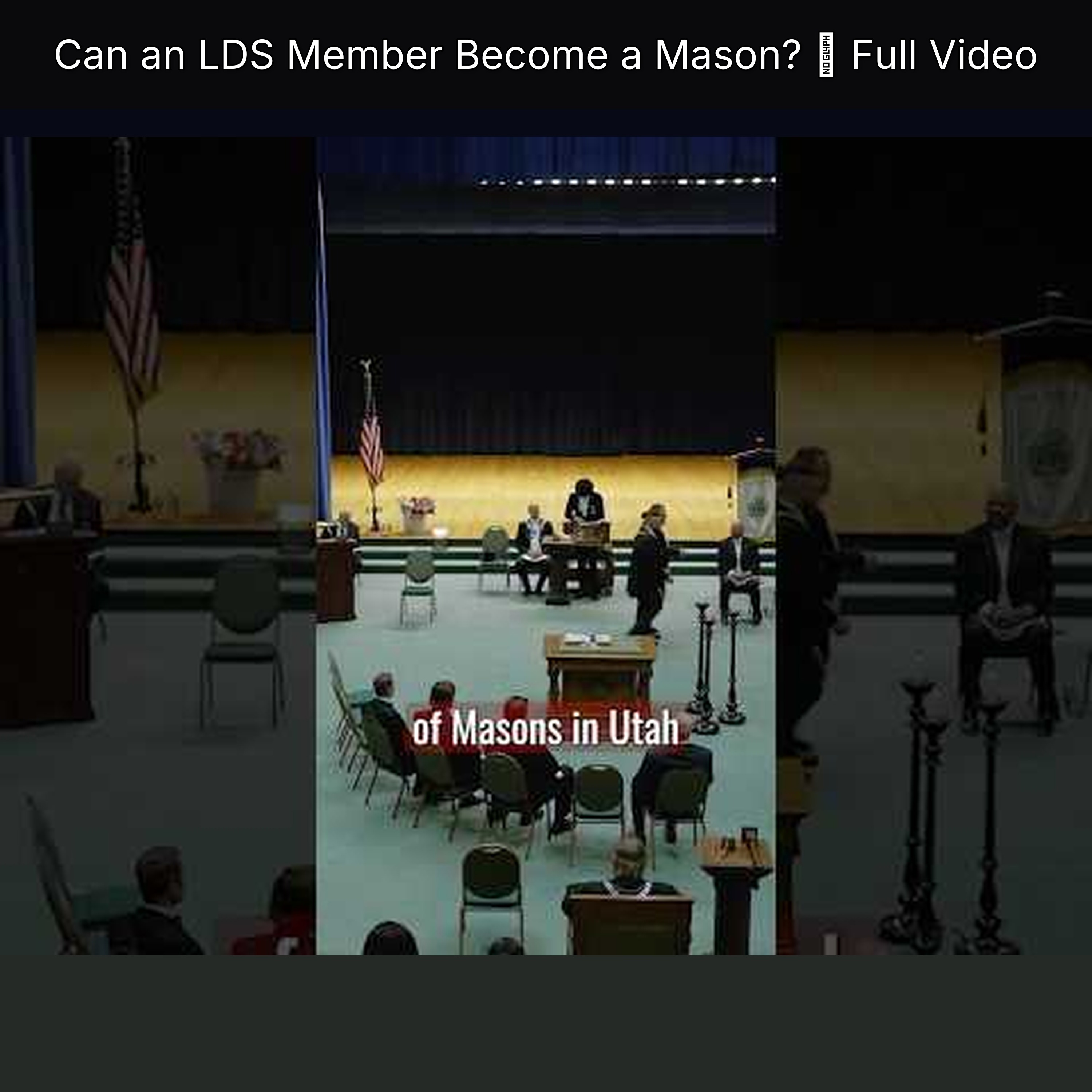 Can an LDS Member Become a Mason? 👆 Full Video episode artwork