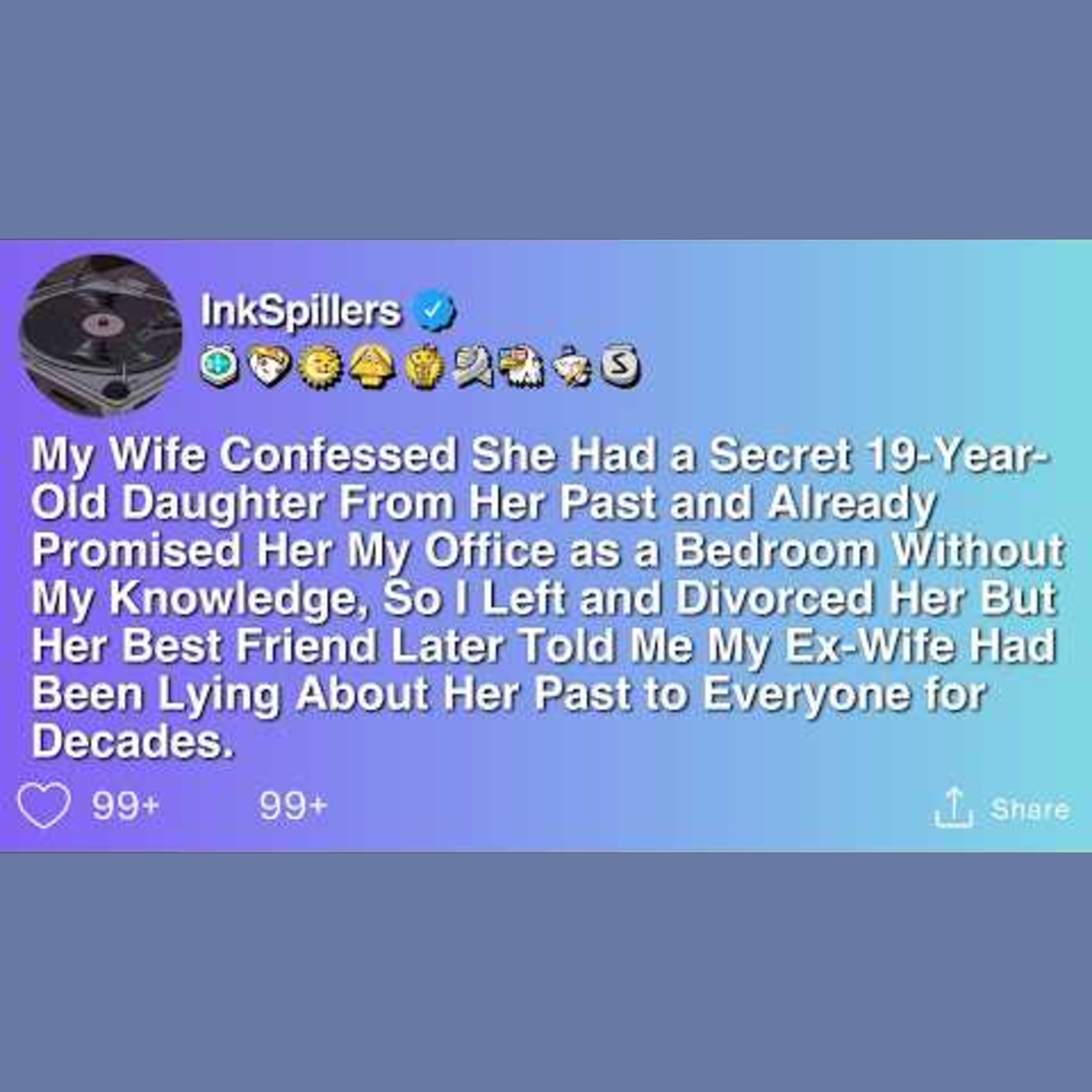Wife's Secret: 19-Year-Old Daughter Revealed