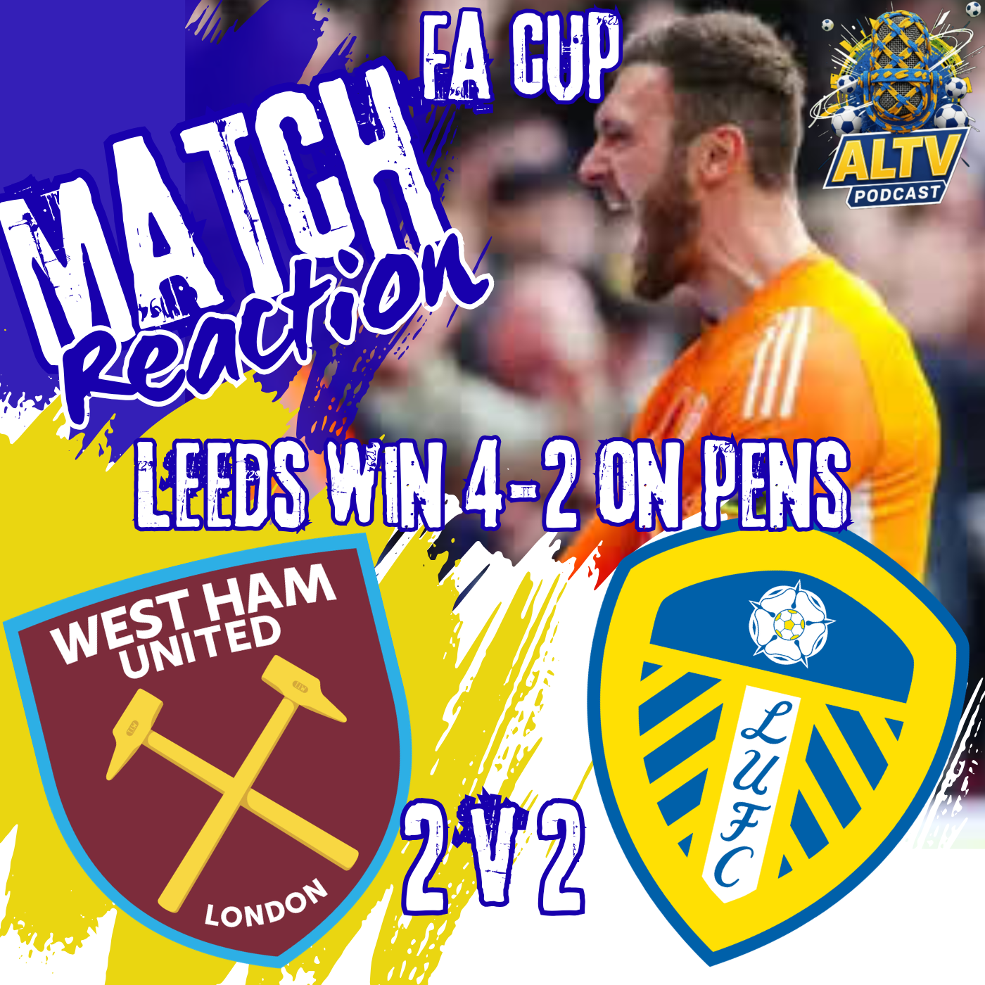 West Ham 2 Leeds 2... 4-2 win on pens