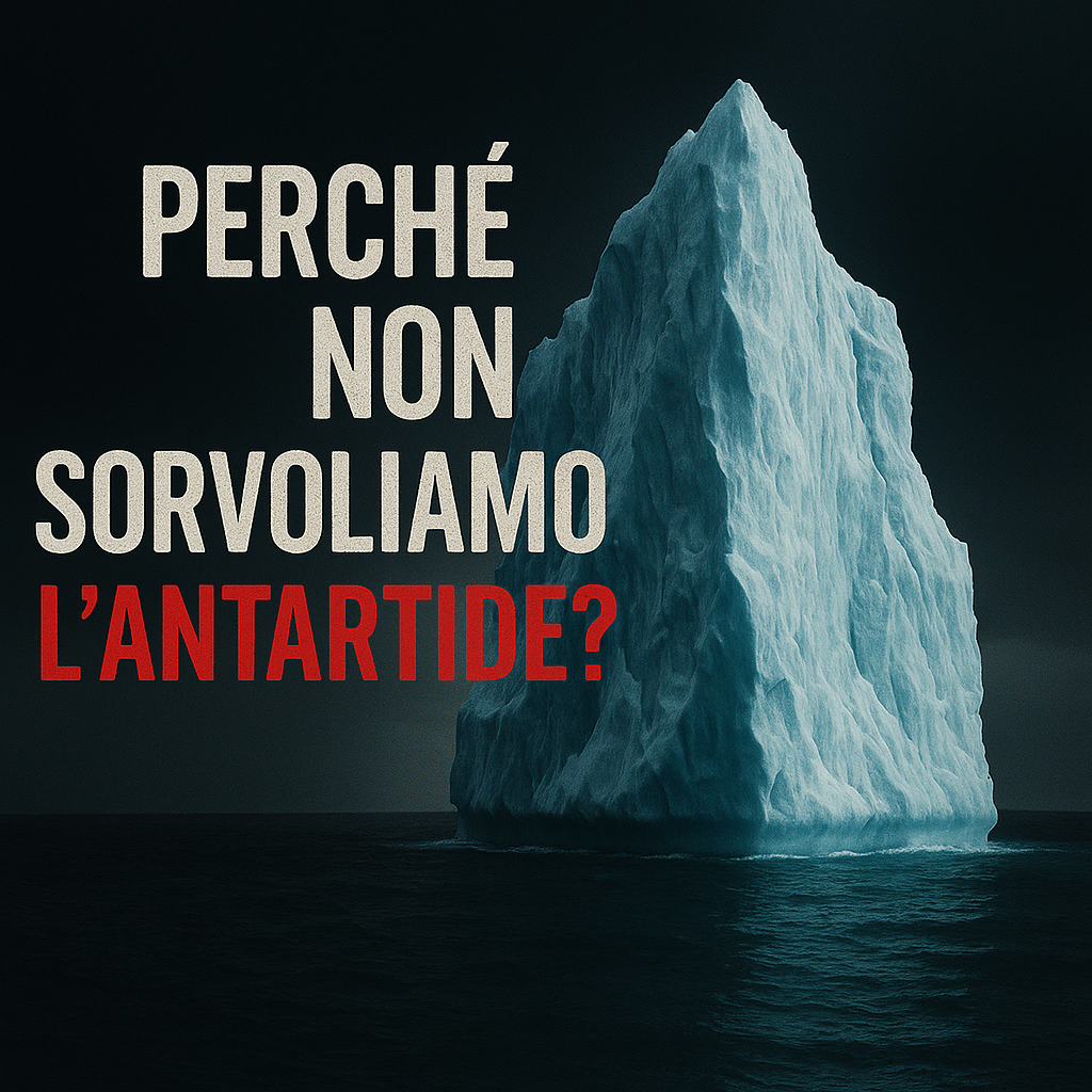 Perché non sorvoliamo l'Antartide? Nascondono qualcosa?