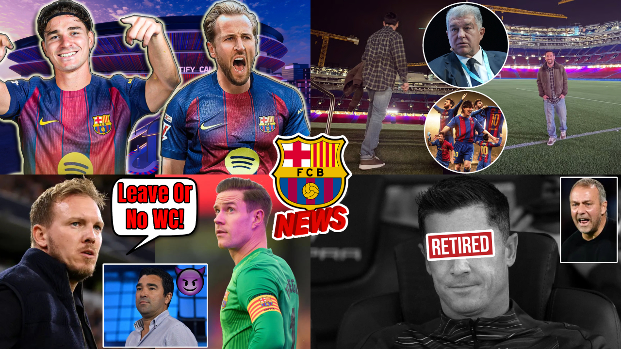 Striker TARGET LEAK💣| Messi RETURNS To Camp Nou🚨| Ter Stegen MUST Leave⚠️| Lewandowski Set To LEAVE😱 episode artwork