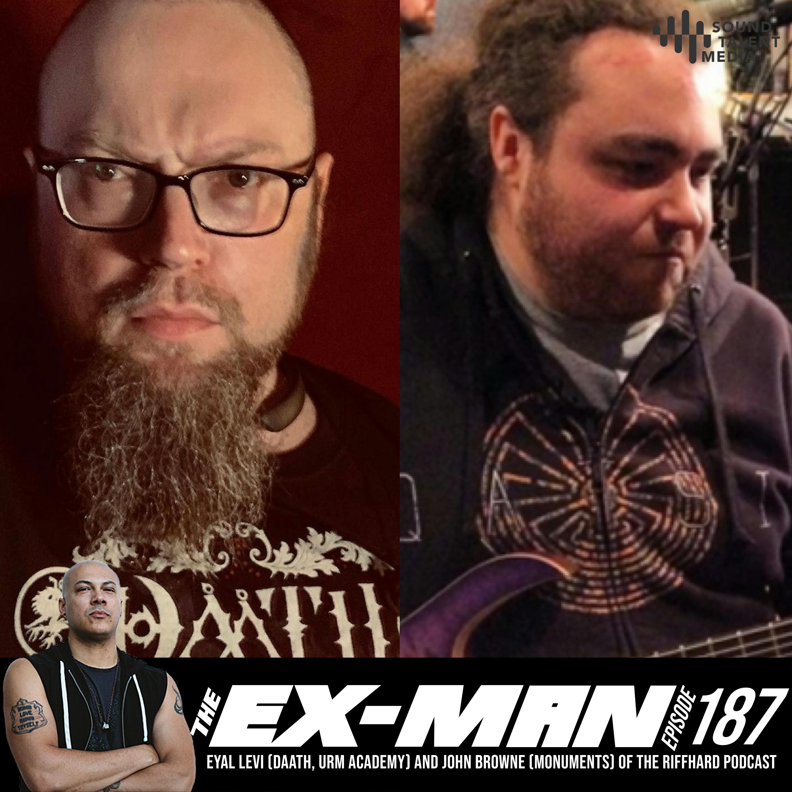 Eyal Levi (Daath, URM Academy) and John Browne (Monuments) of The Riffhard Podcast