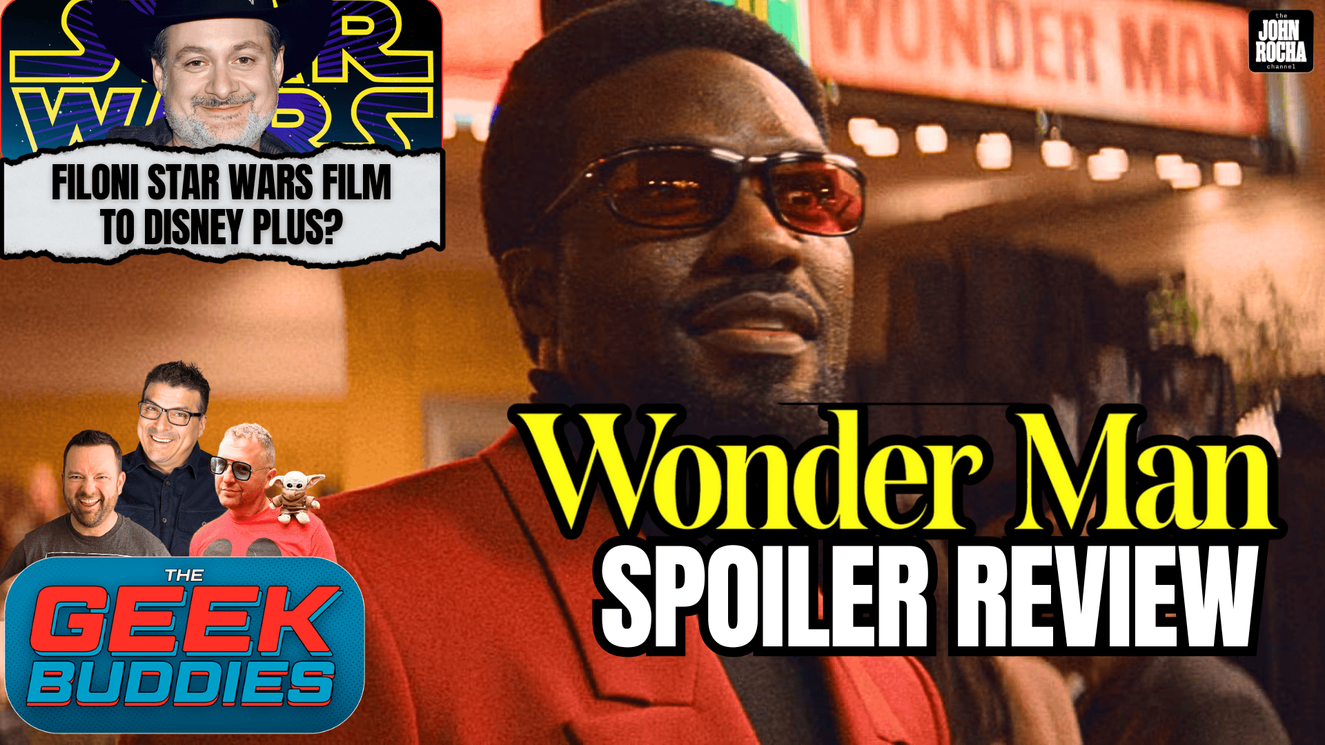 WONDER MAN Spoiler Review, Dave Filoni's STAR WARS Movie Going to Disney Plus