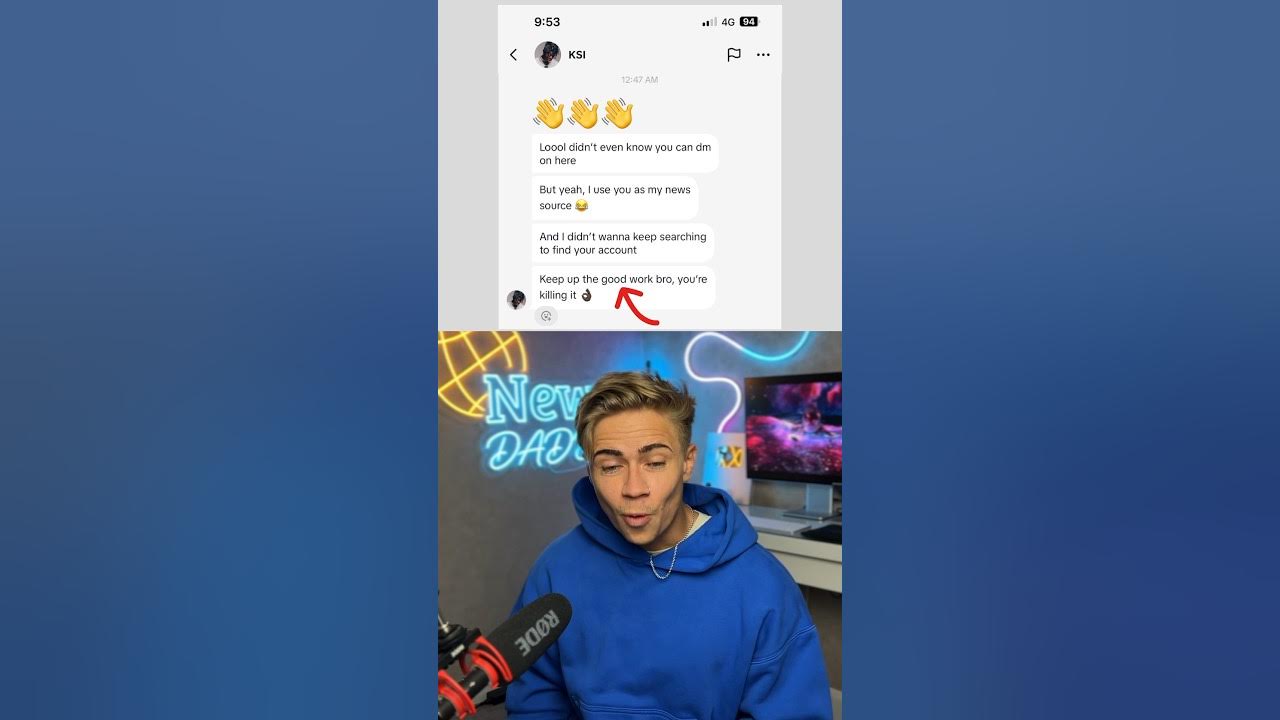 KSI Finally Responds To Me!😳 | Dylan Page