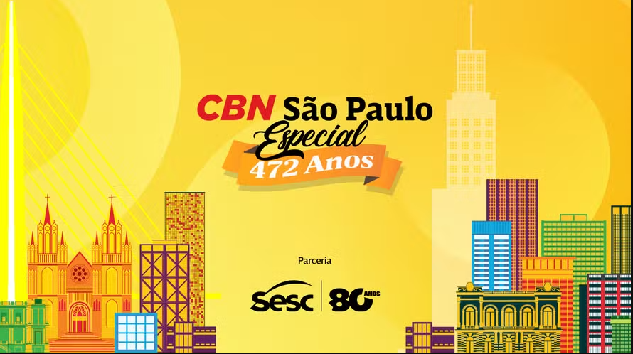 CBN São Paulo celebra 472 anos da capital paulista com programa especial