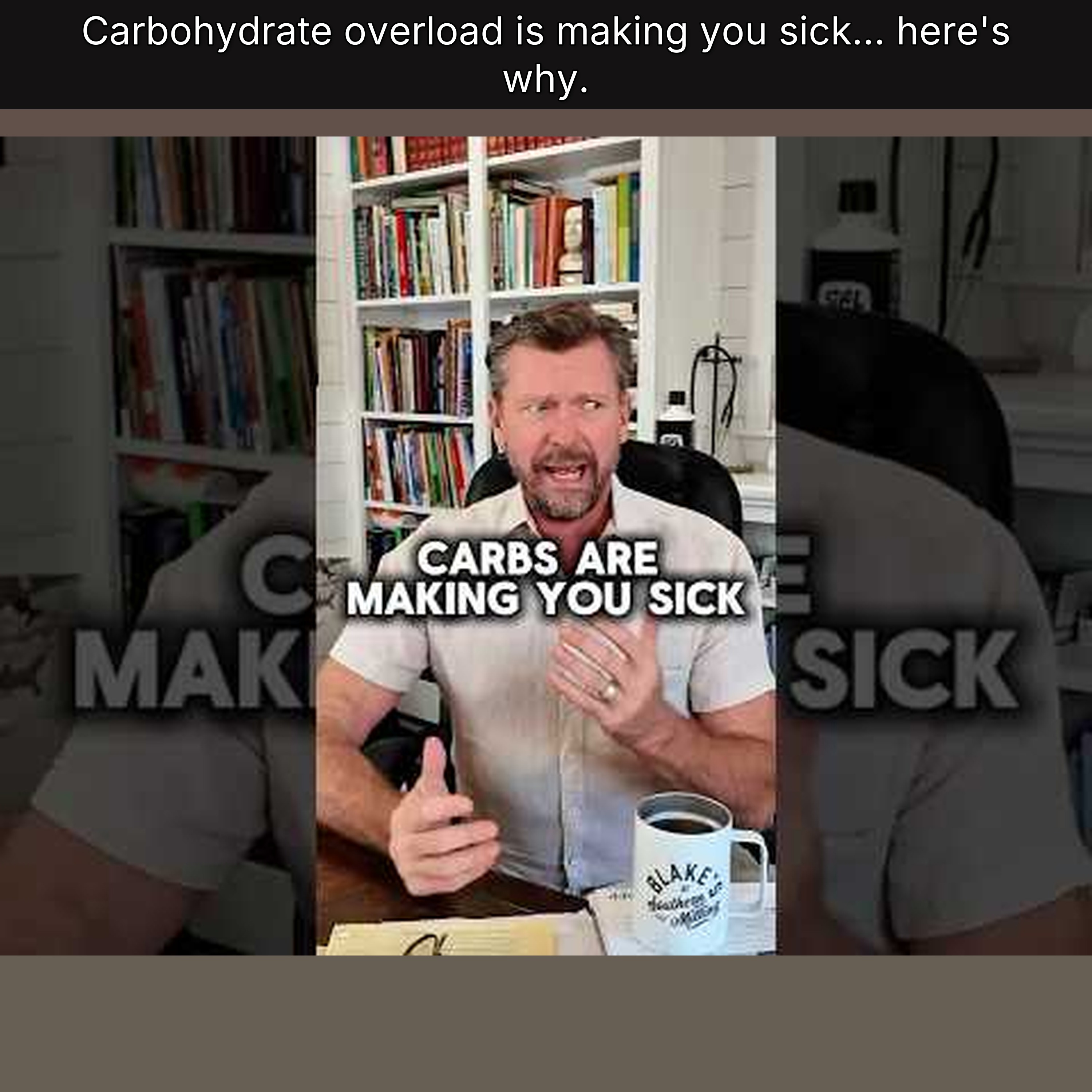 Carbohydrate overload is making you sick… here's why.