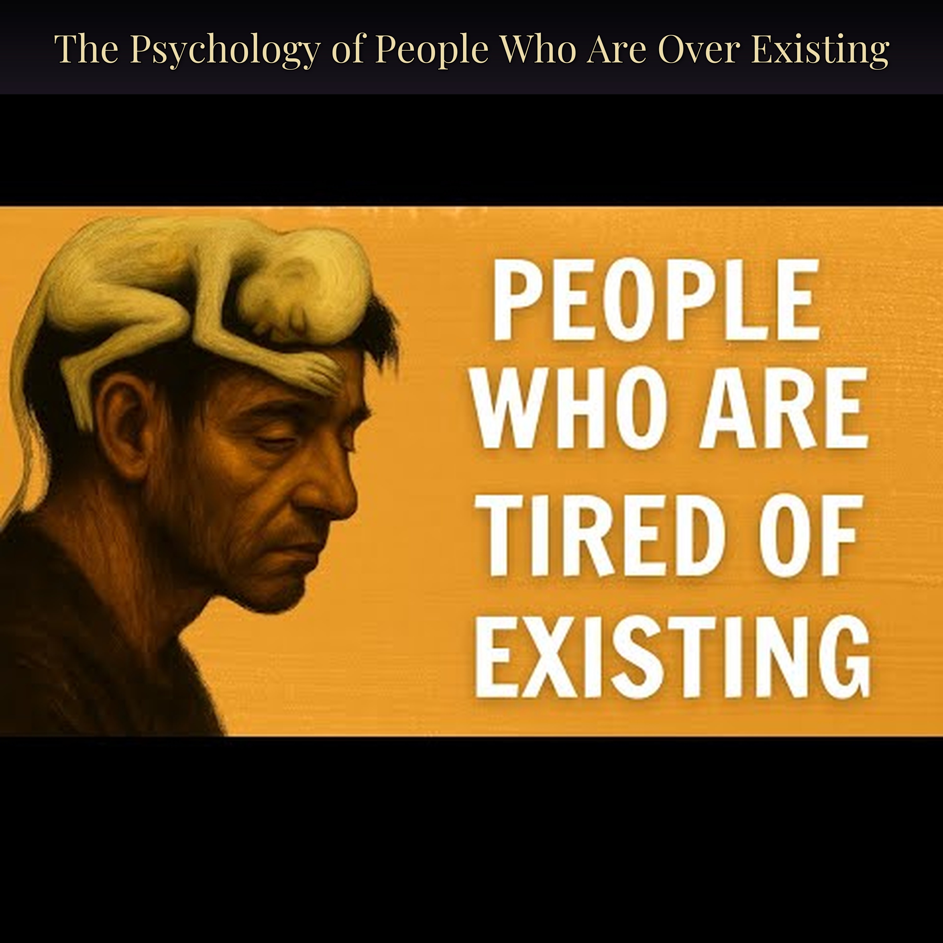 The Psychology of People Who Are Over Existing