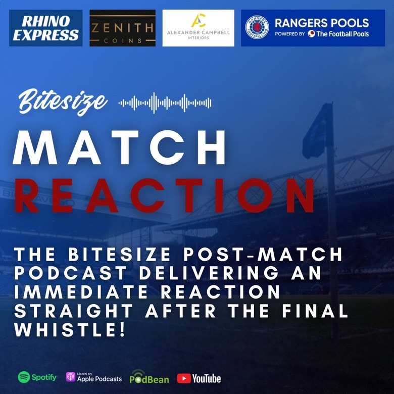 Rangers 3 Dundee 1 - Immediate reaction from Ibrox episode artwork