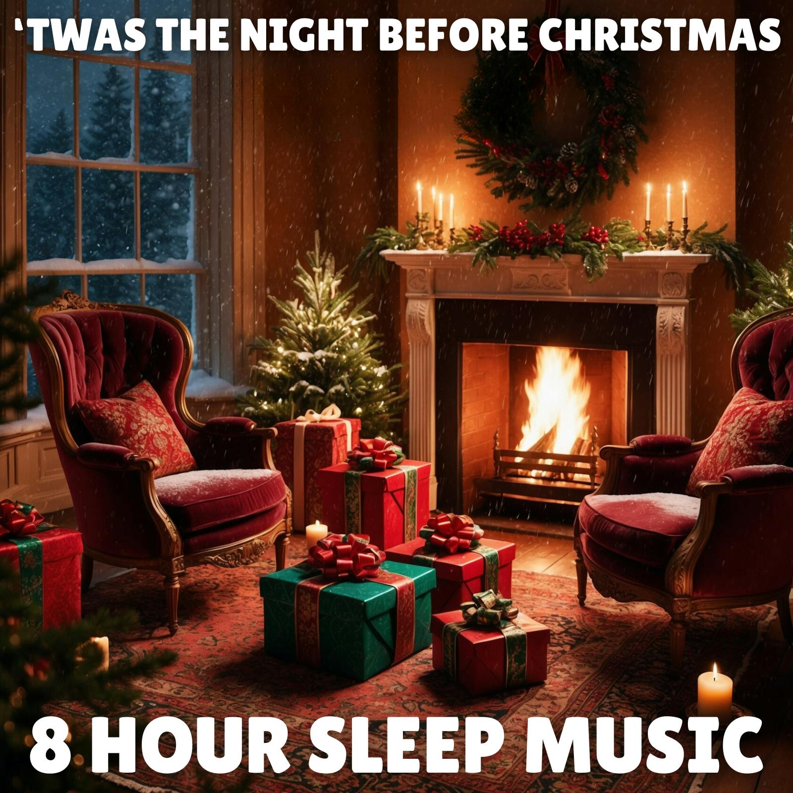 đ 'Twas The Night Before Christmas | A 5-Minute Holiday Poem with 8 Hours of Christmas Music & Winter Winds for Deep Sleep đĻ