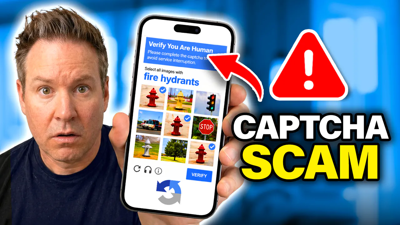 The DANGEROUS CAPTCHA Scam HIJACKING Accounts — Never Click THIS Box! episode artwork