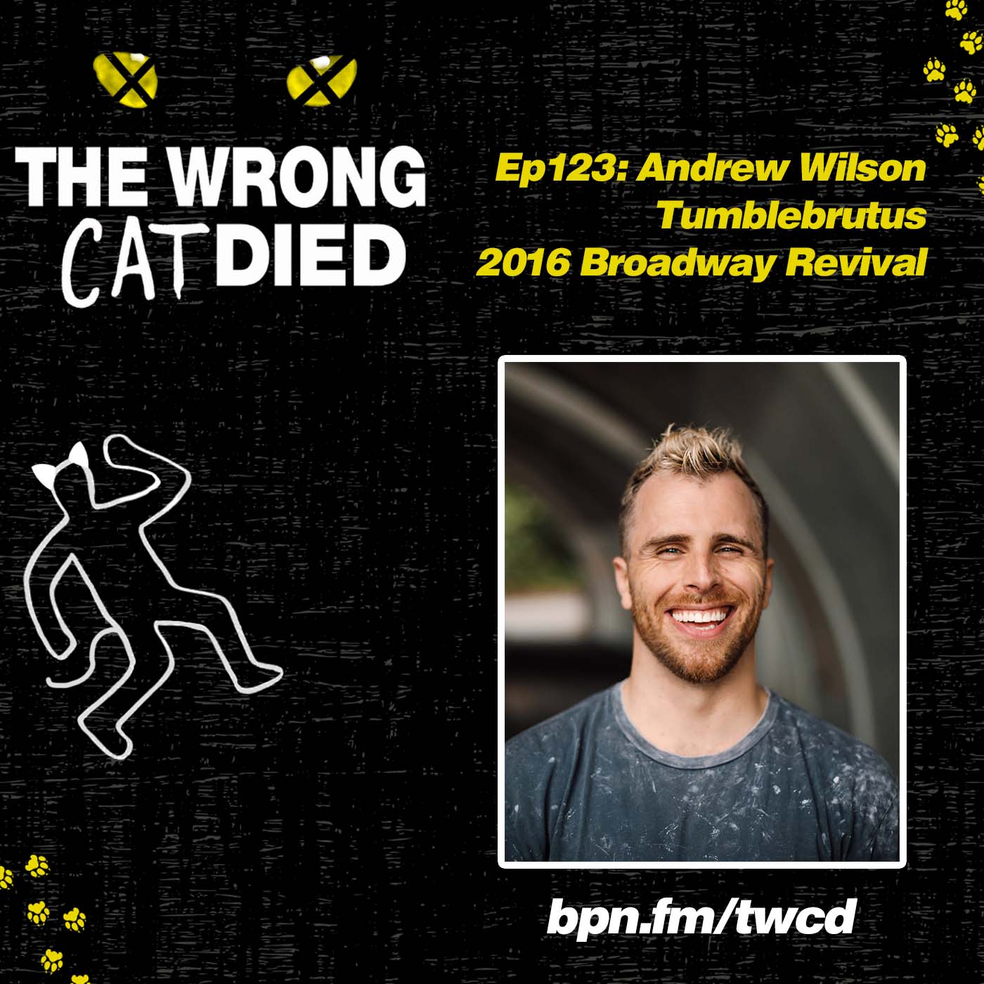 Ep123 - Andrew Wilson, Tumblebrutus on 2016 Broadway Revival & Richard Parker in Life of Pi episode artwork