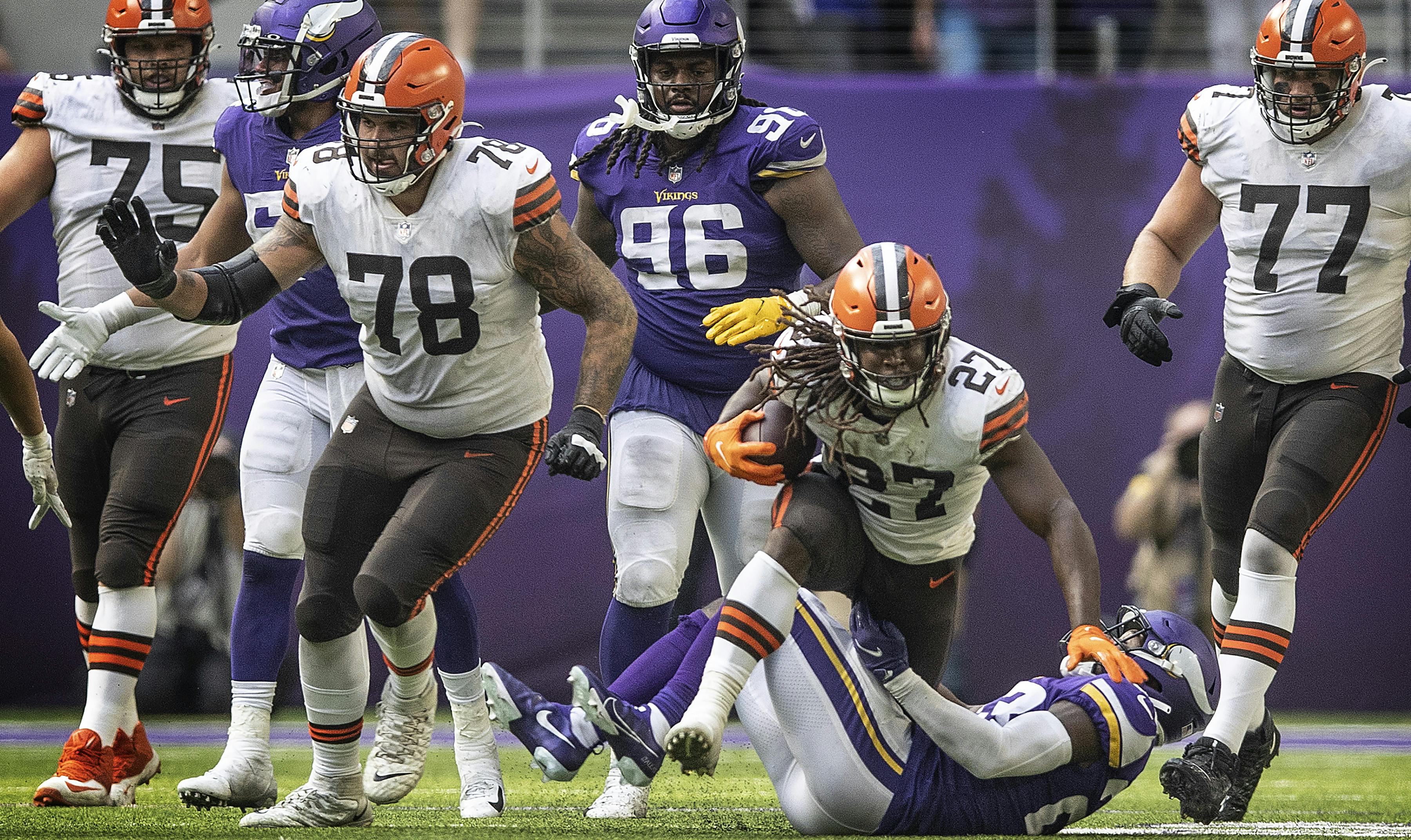 Vikings drop another close game, fall to 1-3 with loss to Browns