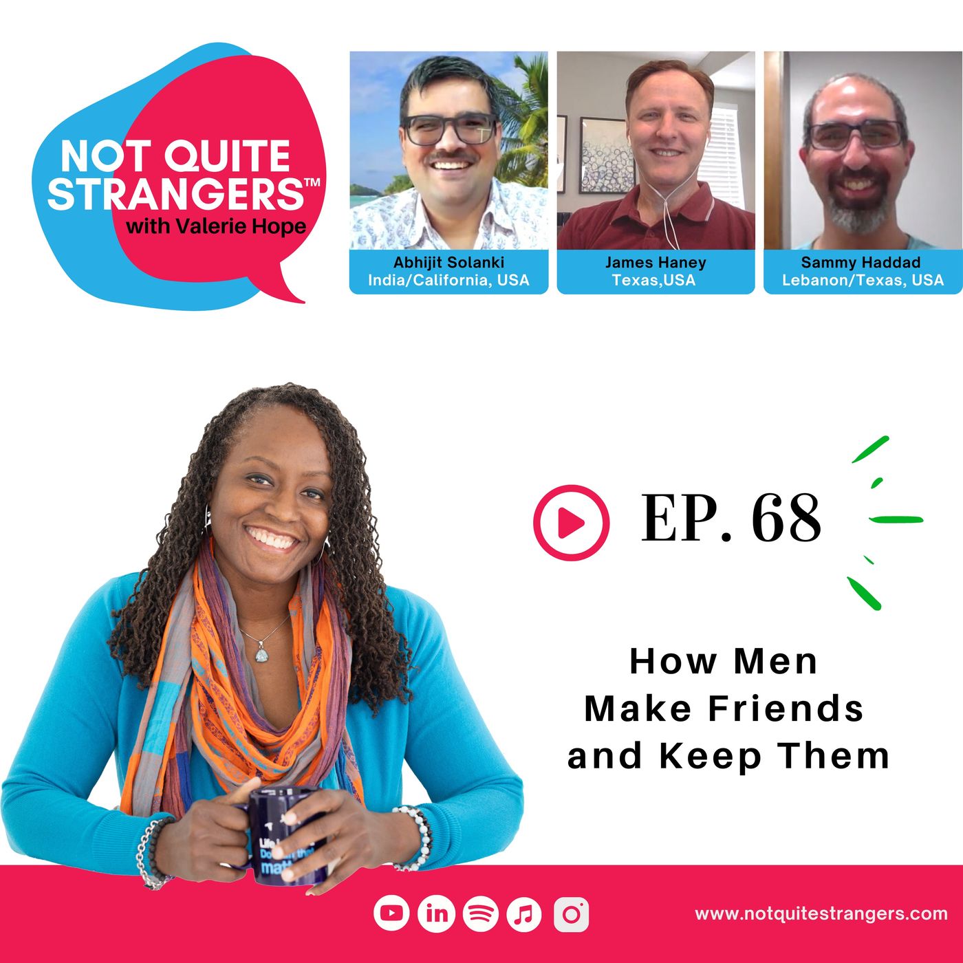 How Men Make Friends and Keep Them | Ep. 68 NQS | Valerie Hope episode artwork