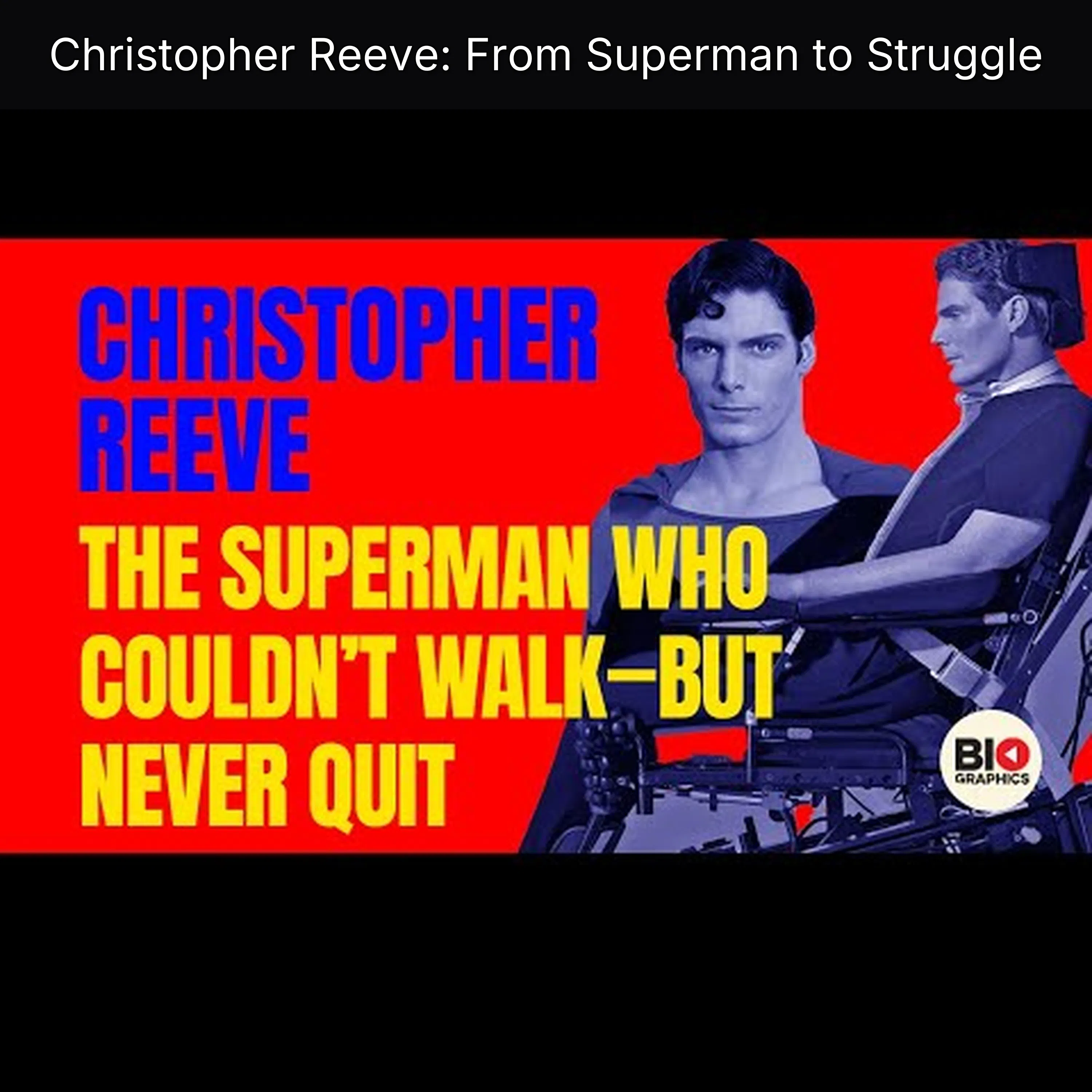 Christopher Reeve: From Superman to Struggle