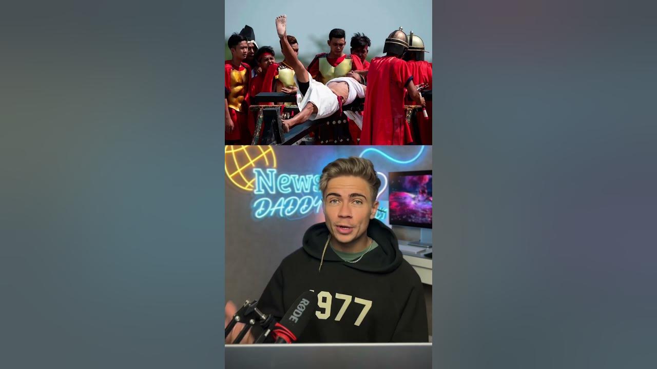 Why Men Get Nailed To A Cross Every Year!😳 | Dylan Page