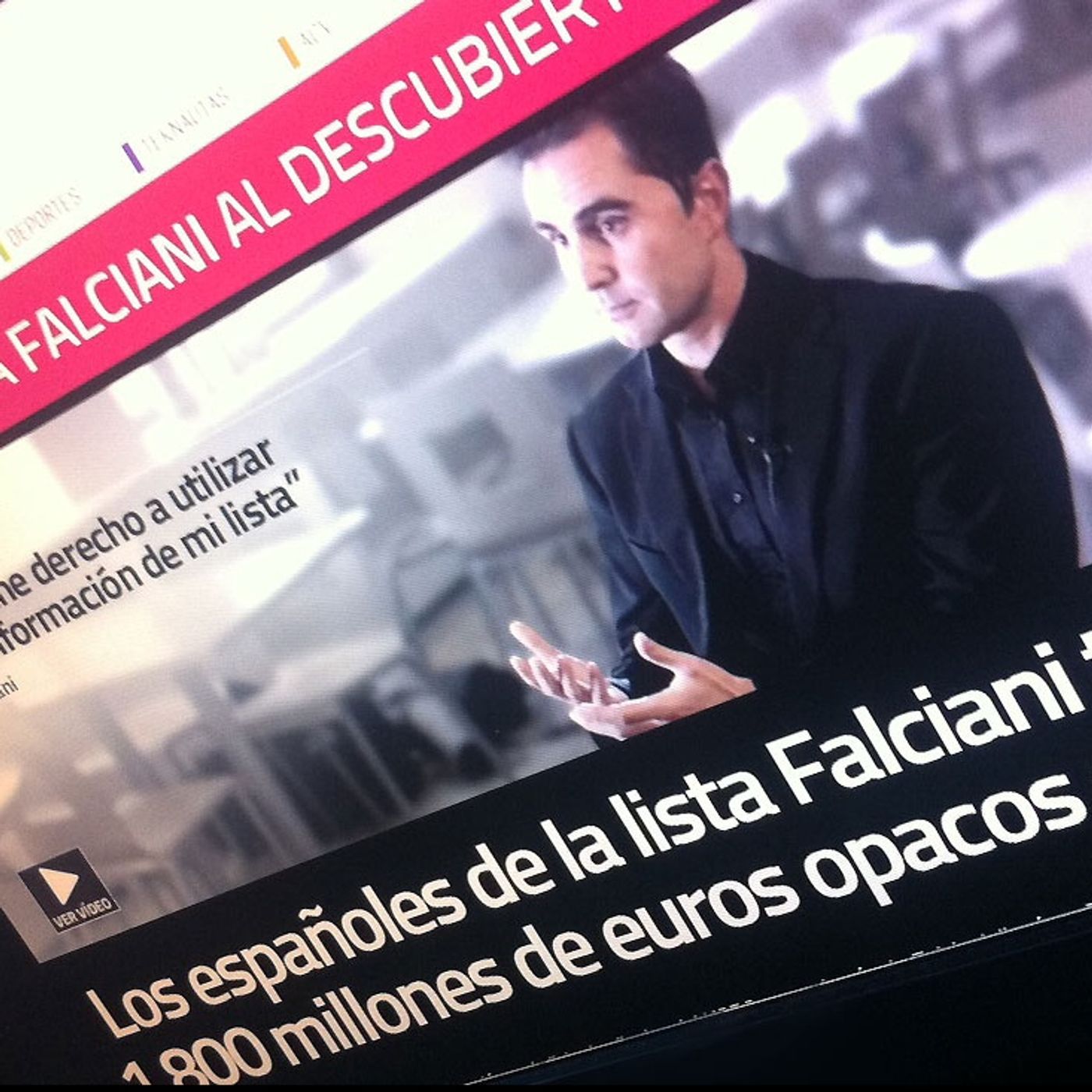 La lista Falciani en La Cafetera