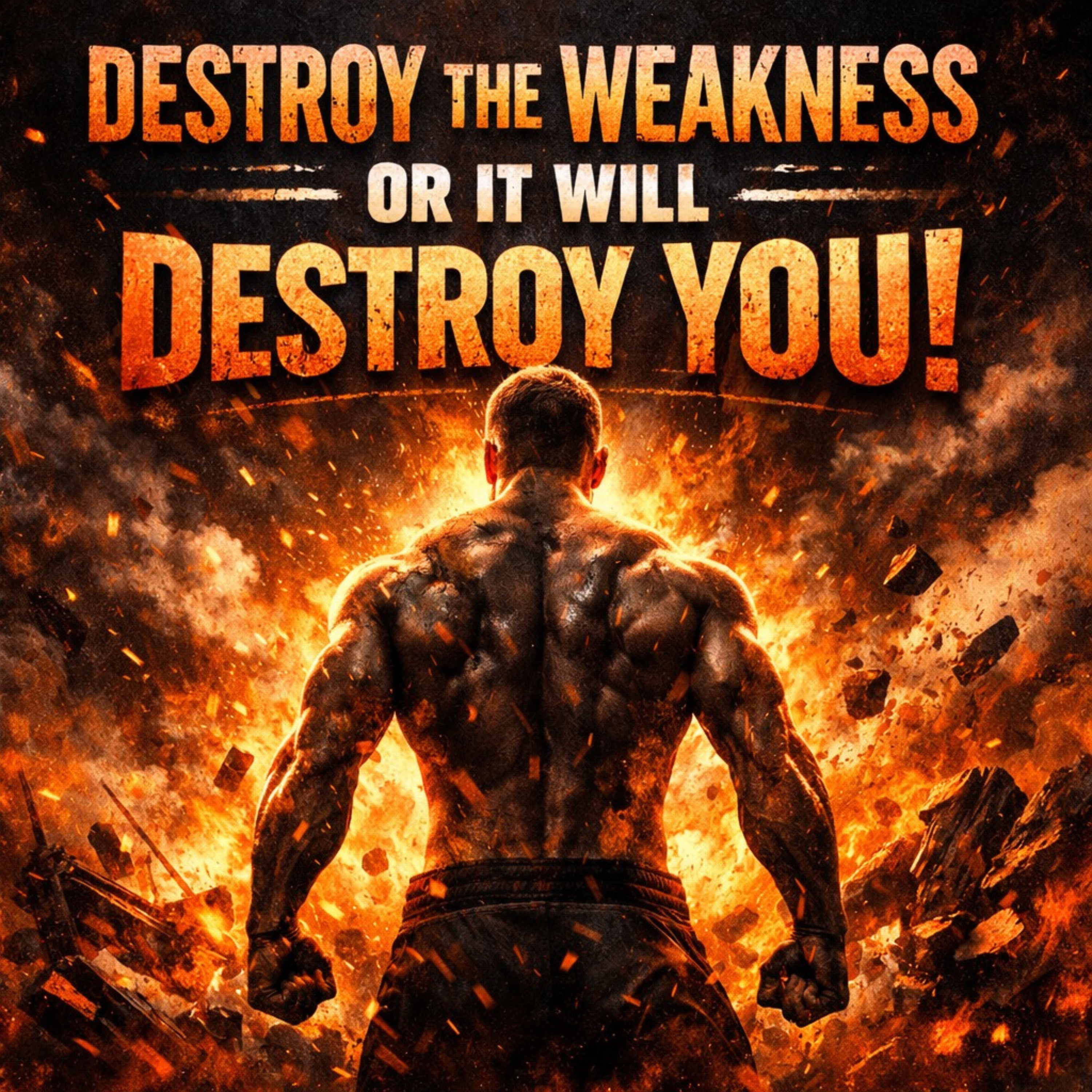 DESTROY THE WEAKNESS OR IT WILL DESTROY YOU – No More Excuses