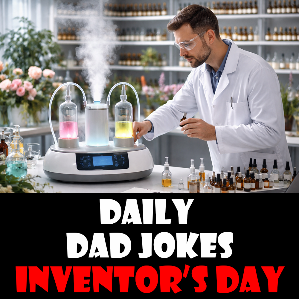 National Inventor's Day! 57 ground-breaking dad jokes! 11 February 2026