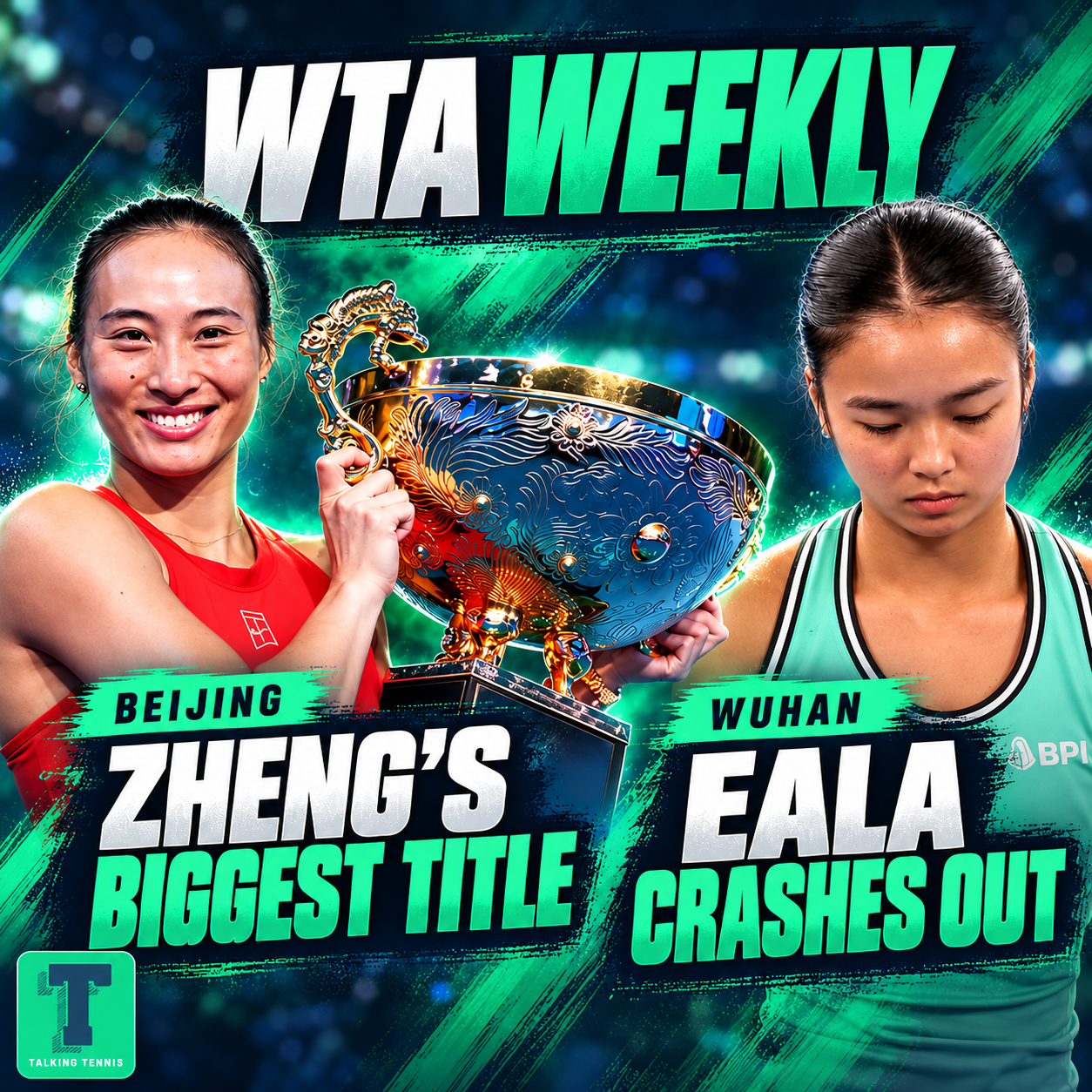 WTA Weekly: Qinwen Zheng seals biggest title of her career in Beijing | Eala crashes out in Wuhan
