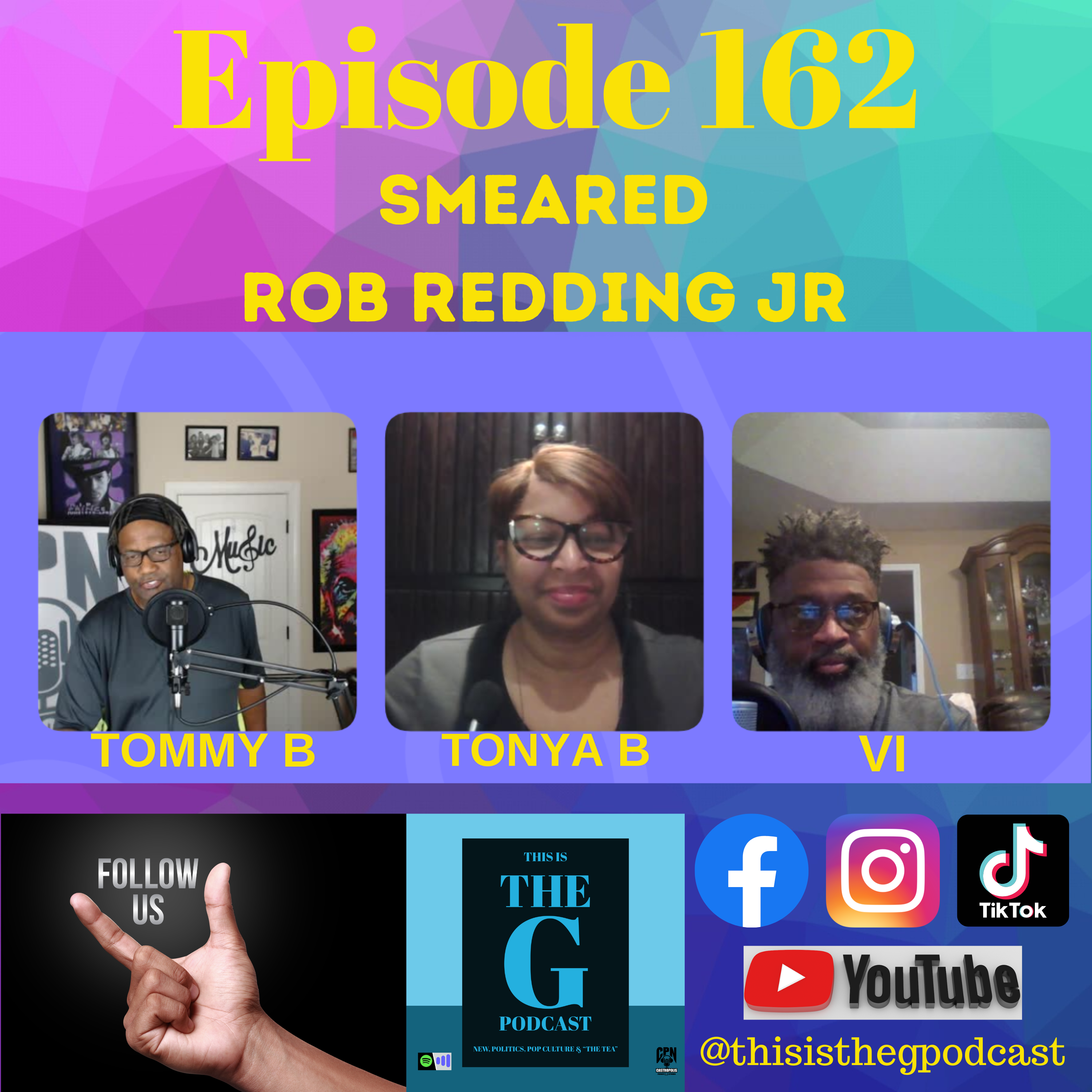 Episode 162 SMEARED ROB REDDING JR. episode artwork