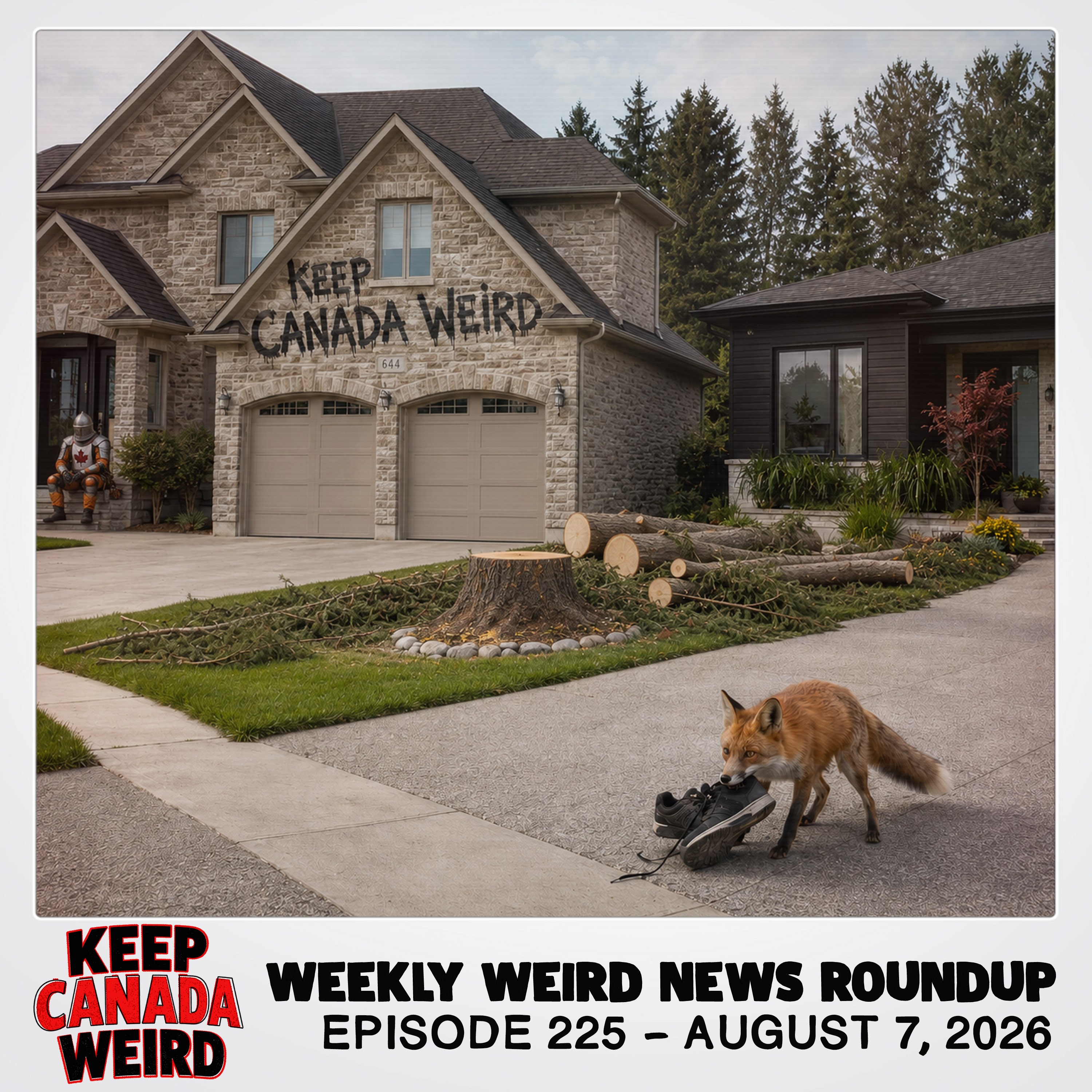 228 - 2026/08/28 - Vigilantes, Scammed Arborist / Renaissance Fair, and Foxy Thieves episode artwork