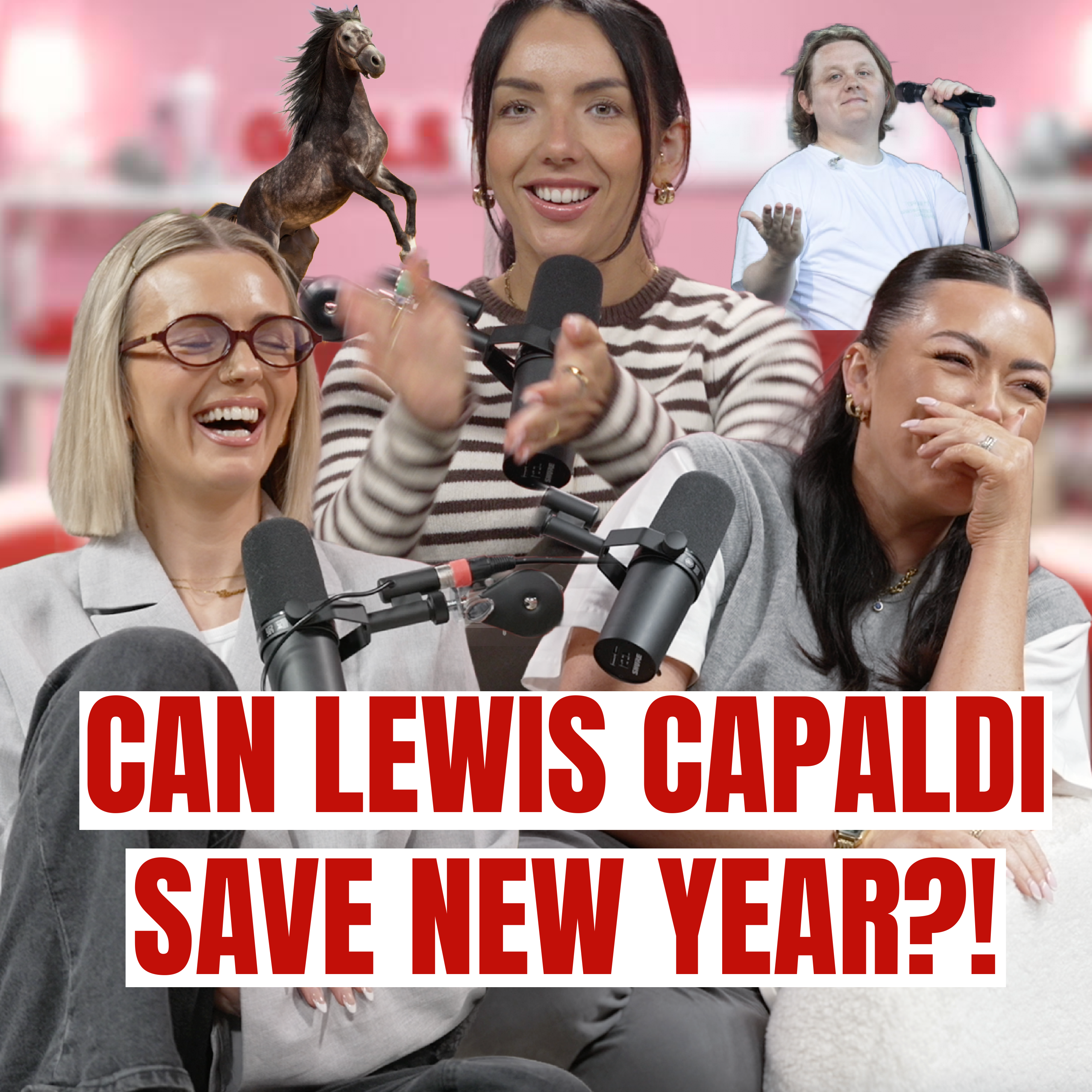 CAN LEWIS CAPALDI SAVE NEW YEAR?! | Galloping into a fresh start, Pink vs Blue Jobs & Custard Pies?!