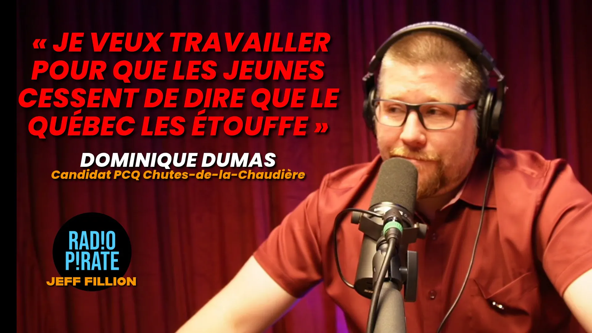 JEFF FILLION REÇOIT DOMINIQUE DUMAS, CANDIDAT PCQ CHUTES-DE-LA-CHAUDIÈRE