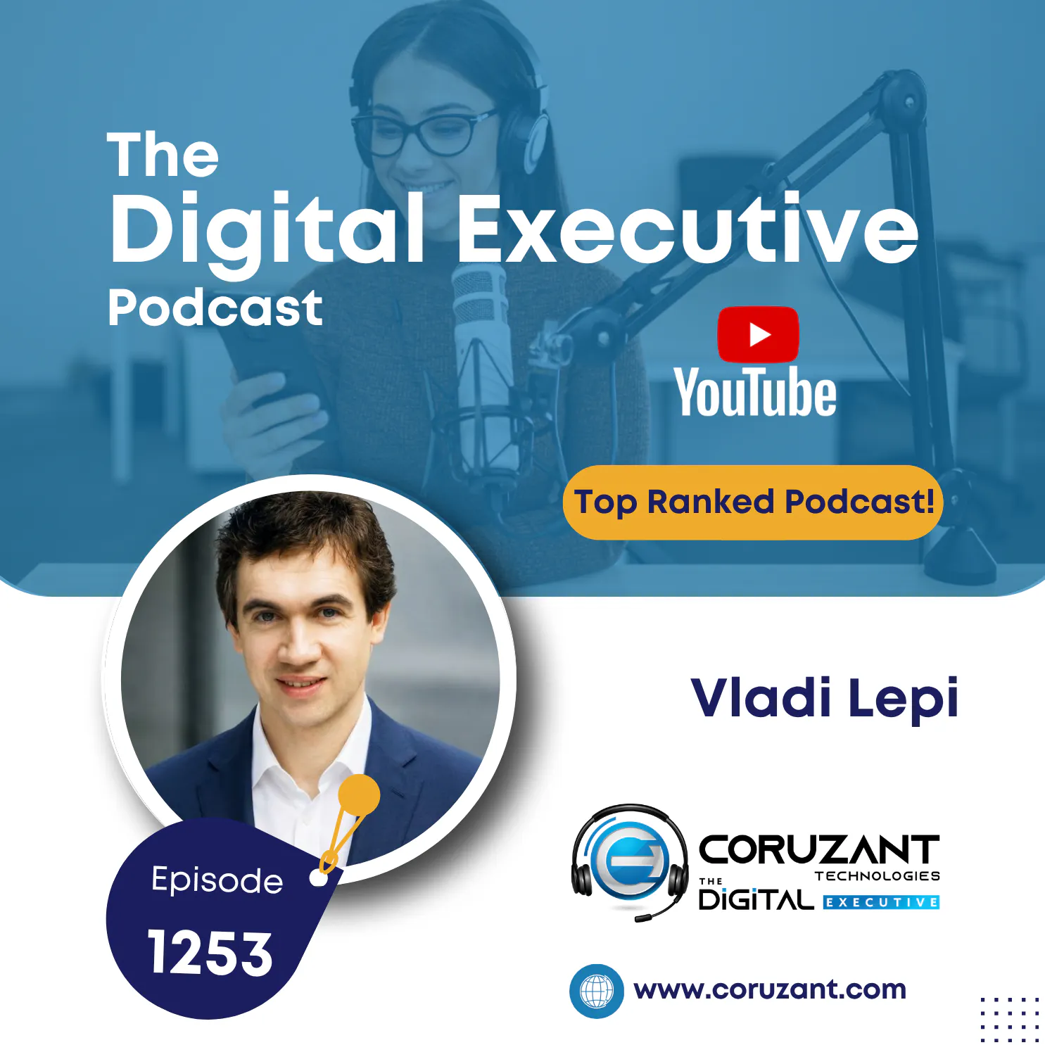 Vladi Lepi: AI Art, Blockchain, and Digital Authorship | Ep 1253 — The Digital Executive cover
