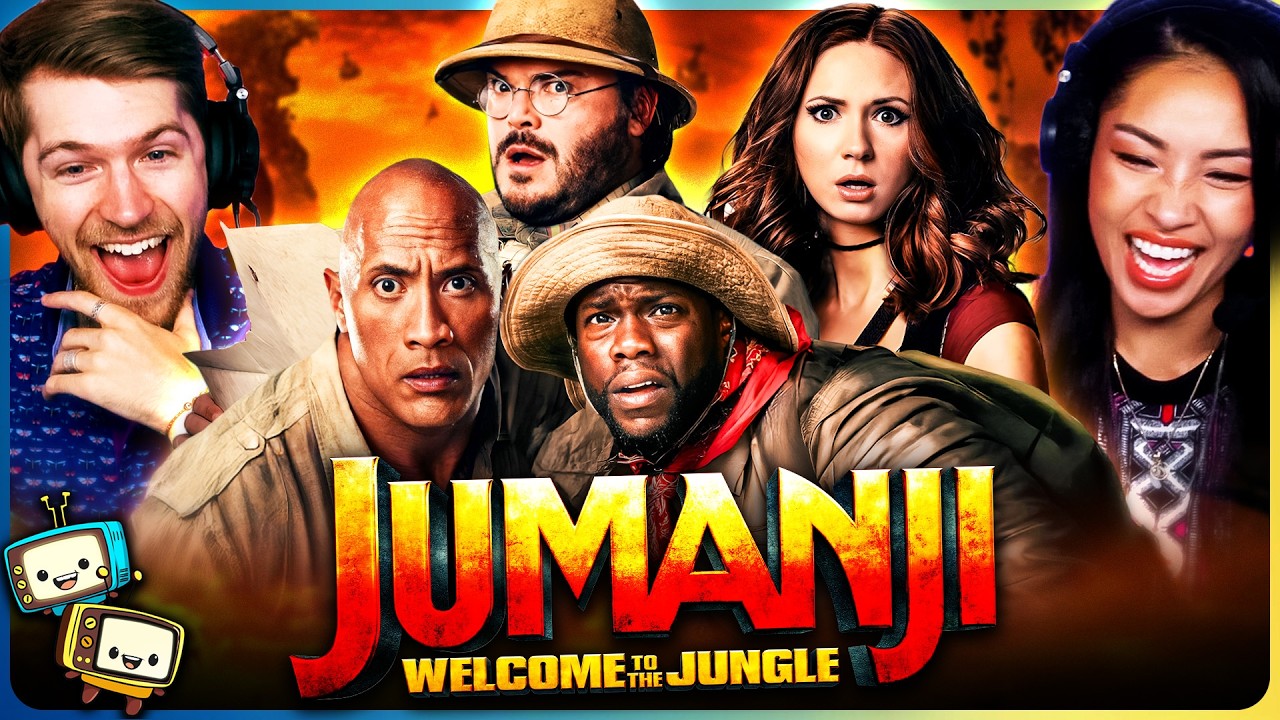 JUMANJI: WELCOME TO THE JUNGLE Movie Reaction! | First Time Watch! | Dwayne Johnson | Jack Black episode artwork