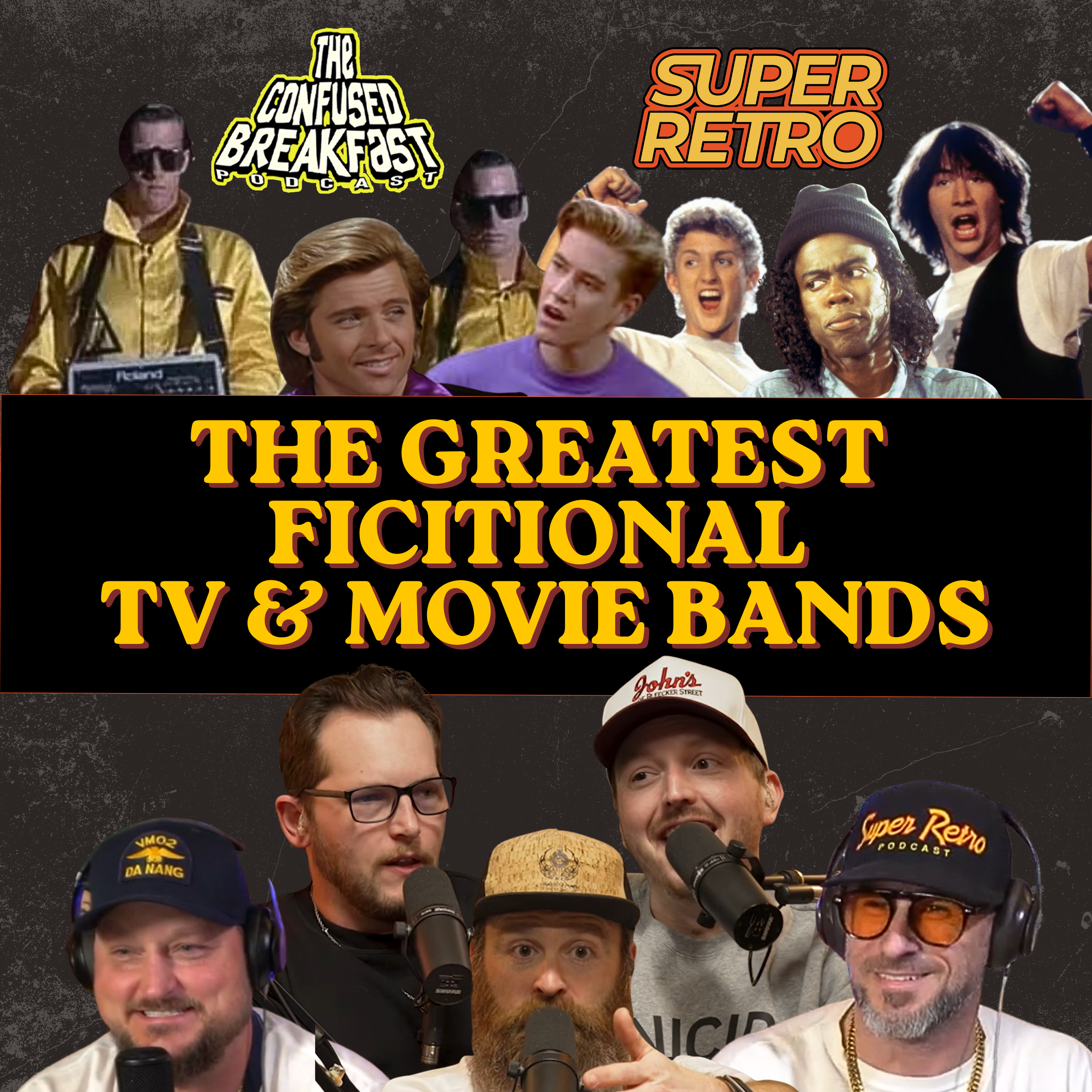 BRUNCH- Top 10 Fictional Movie/TV Bands with SuperRetro
