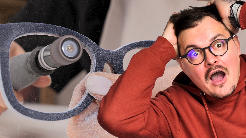 The guy REACTS to a step-by-step guild to DIY glasses from epoxy and jeans! episode artwork