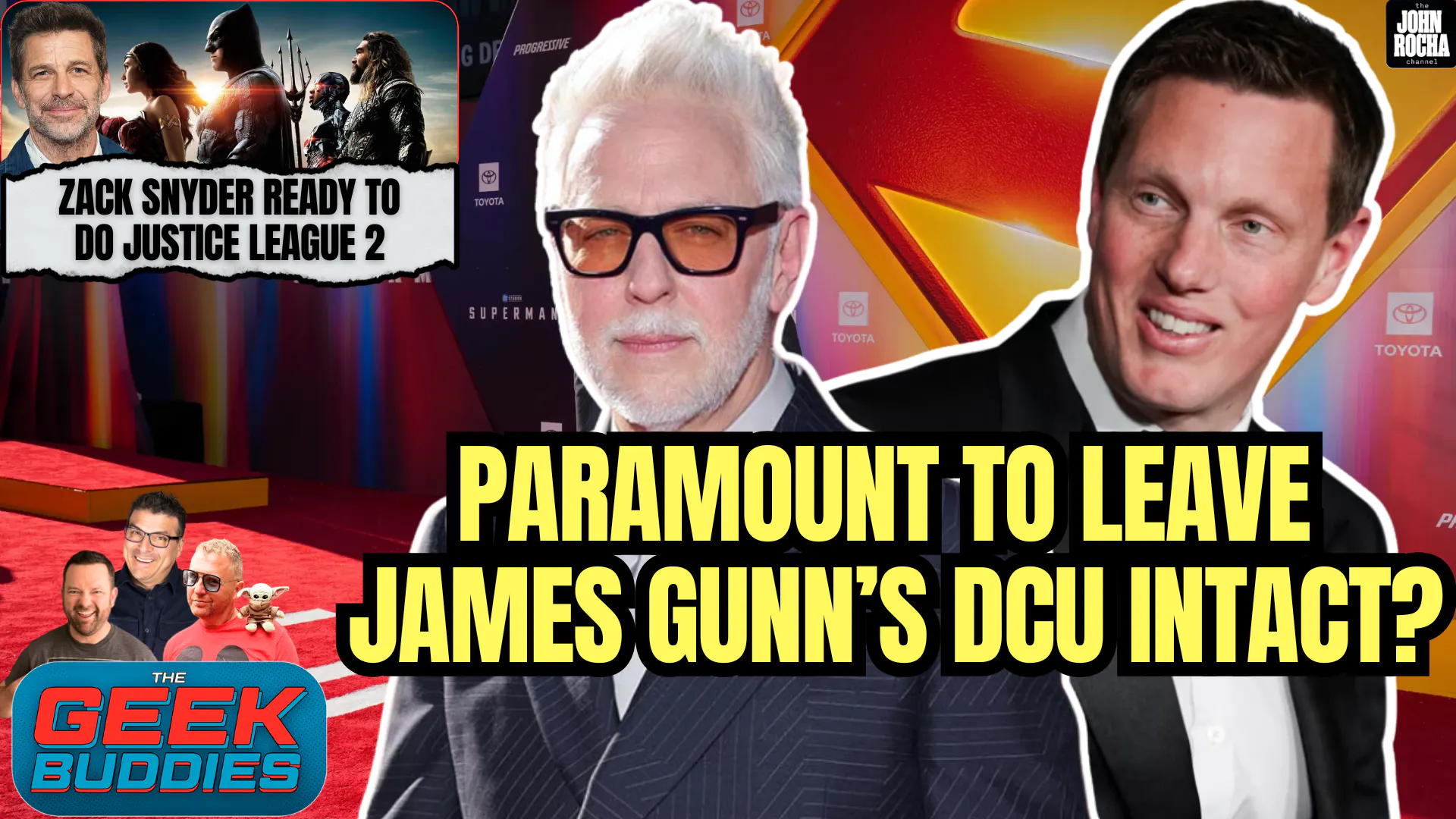 Paramount To Leave James Gunn's DCU Intact? Zack Snyder Ready To Do JL 2 episode artwork
