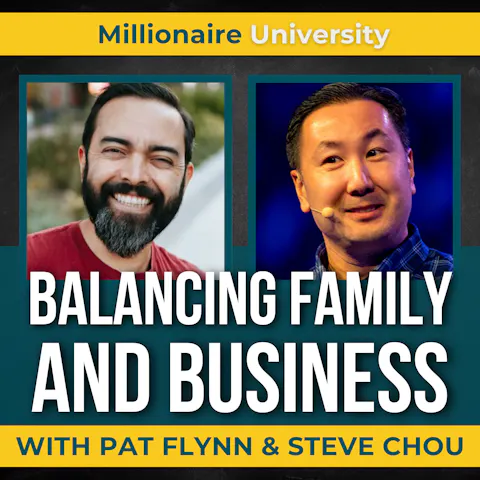 Cover art for Balancing Family and Business - Guest Interview With Pat Flynn of Smart Passive Income and Steve Chou of My Wife Quit Her Job (REPLAY)