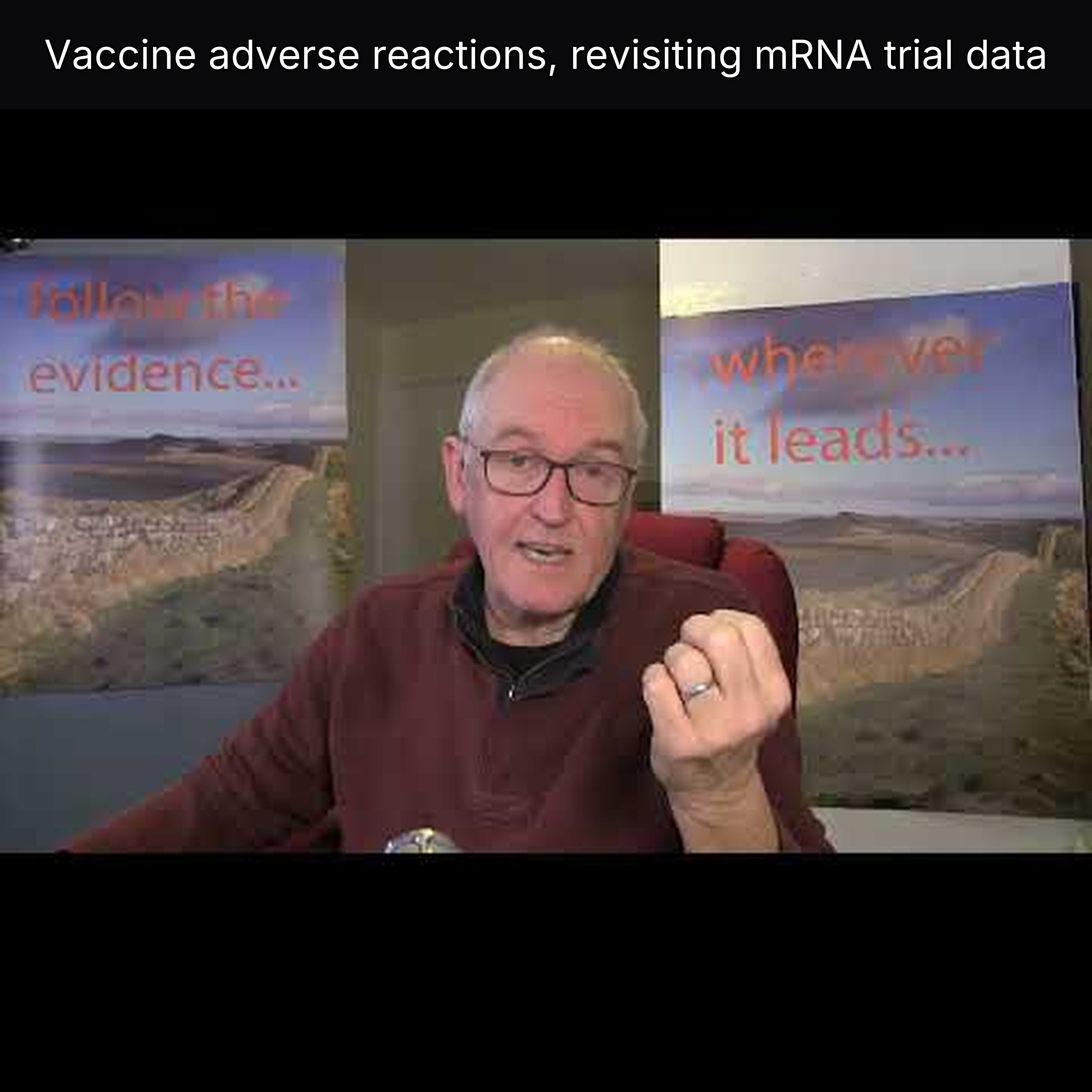 Vaccine adverse reactions, revisiting mRNA trial data episode artwork