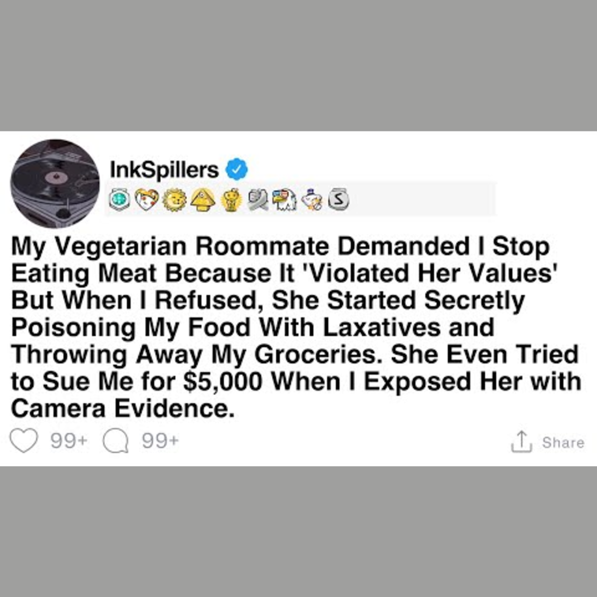 My Vegetarian Roommate Tried to Sabotage My Diet